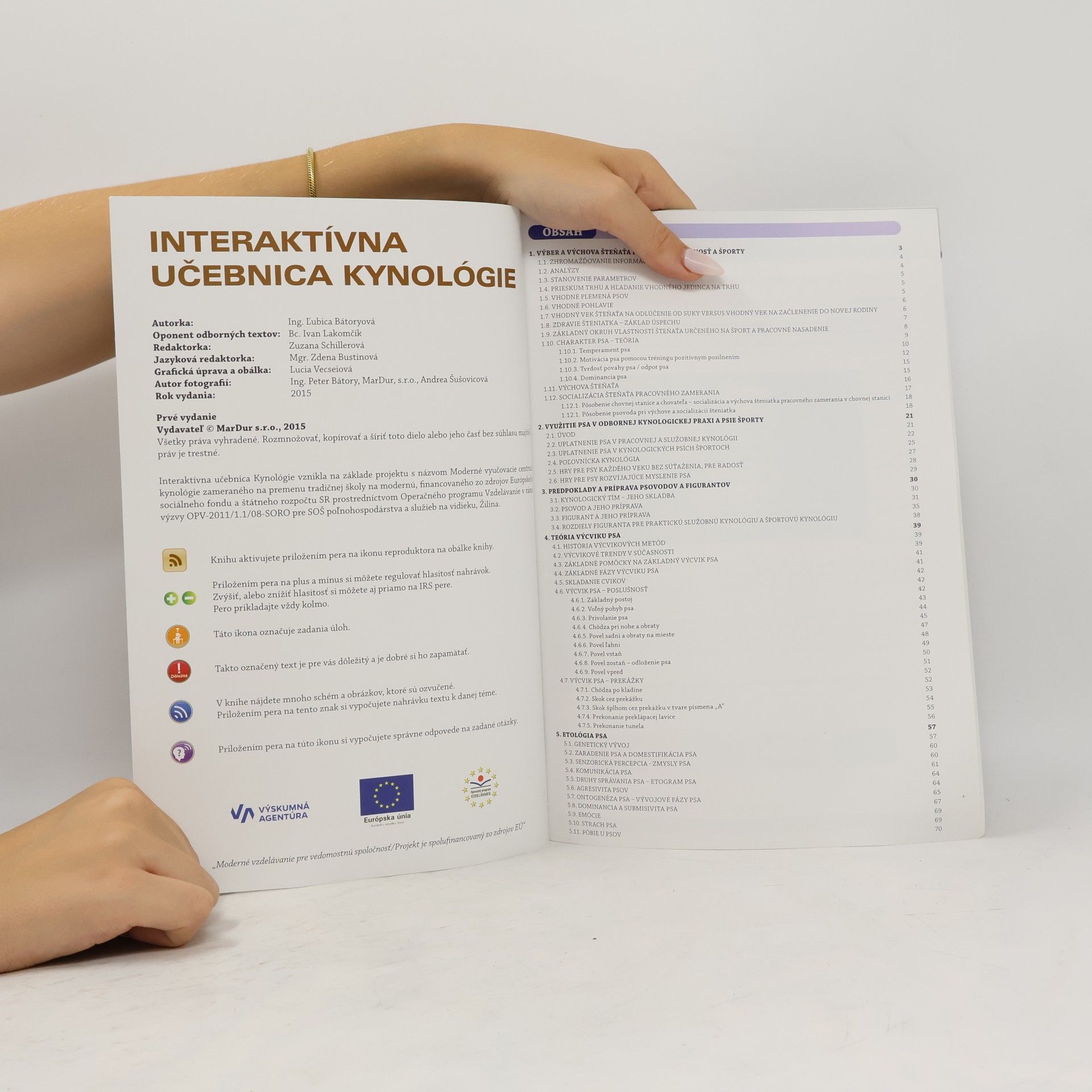 Ľubica Bátoryová Interaktívna učebnica kynológie