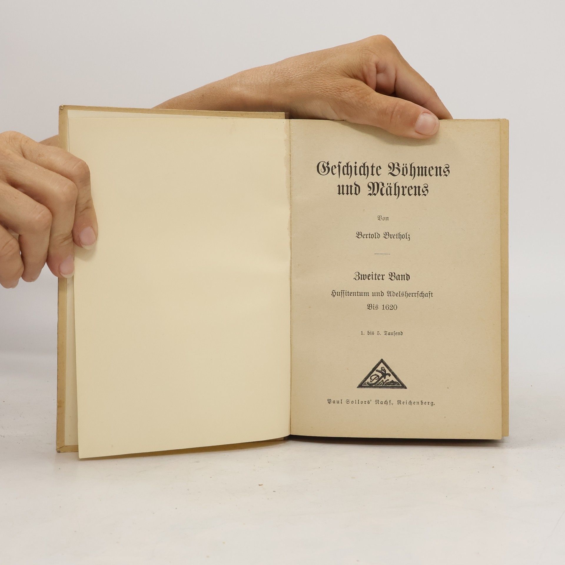 Berthold Bretholz Geschichte Böhmens und Mährens 2