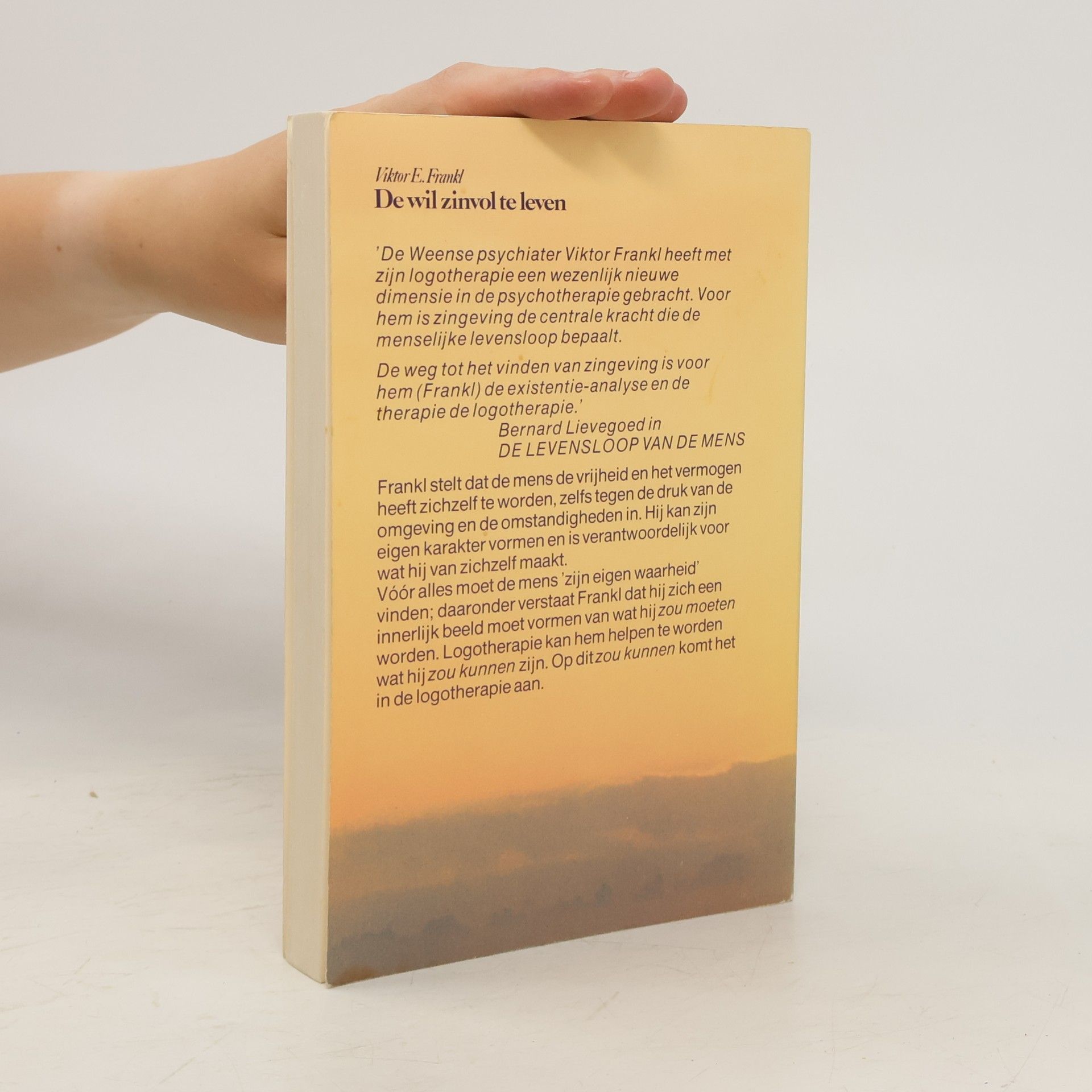 Viktor Frankl De wil zinvol te leven