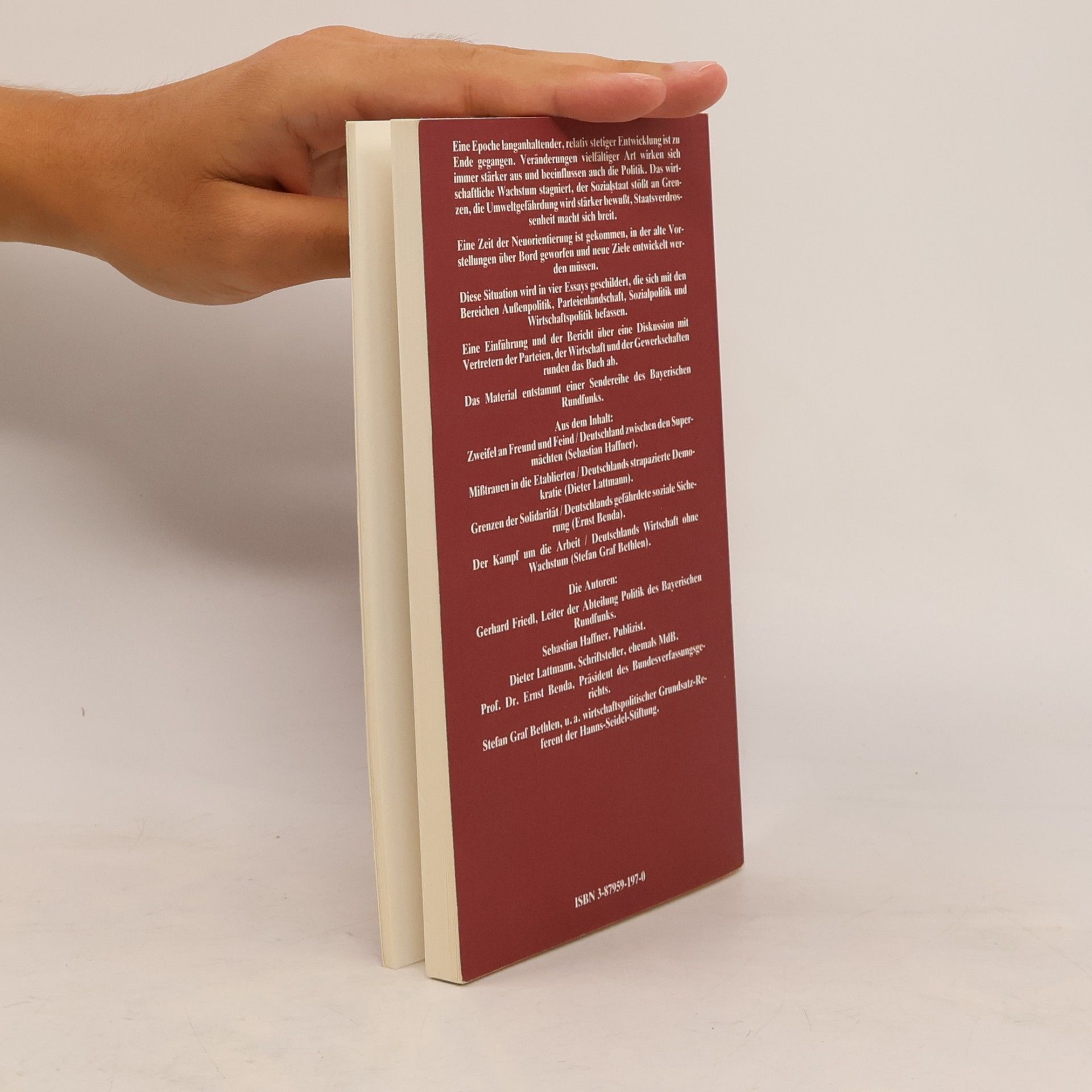 Gerhard A. Friedl Zweifel an Freund und Feind