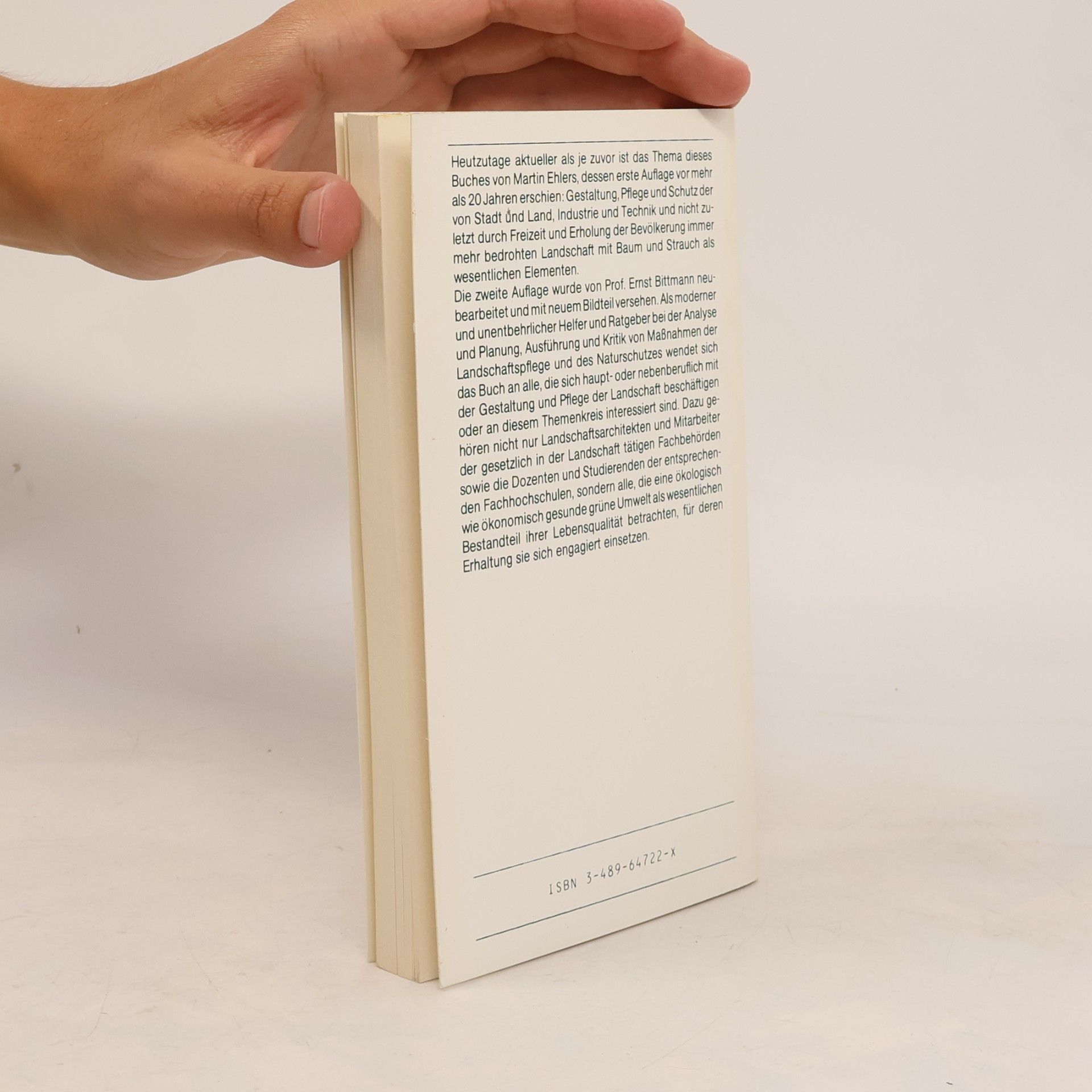 Martin Ehlers Baum und Strauch in der Gestaltung und Pflege der Landschaft