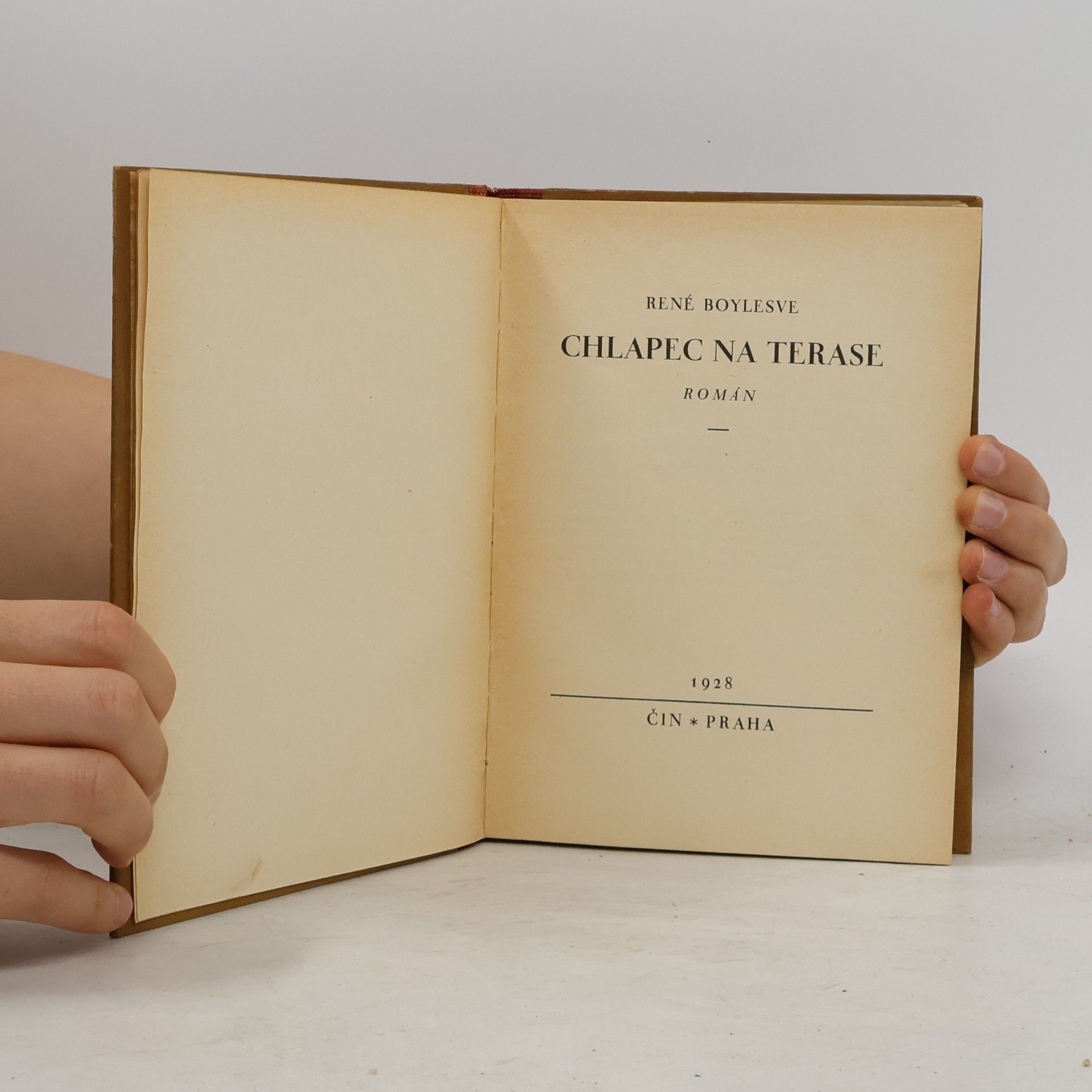 Boylesve René Chlapec na terase