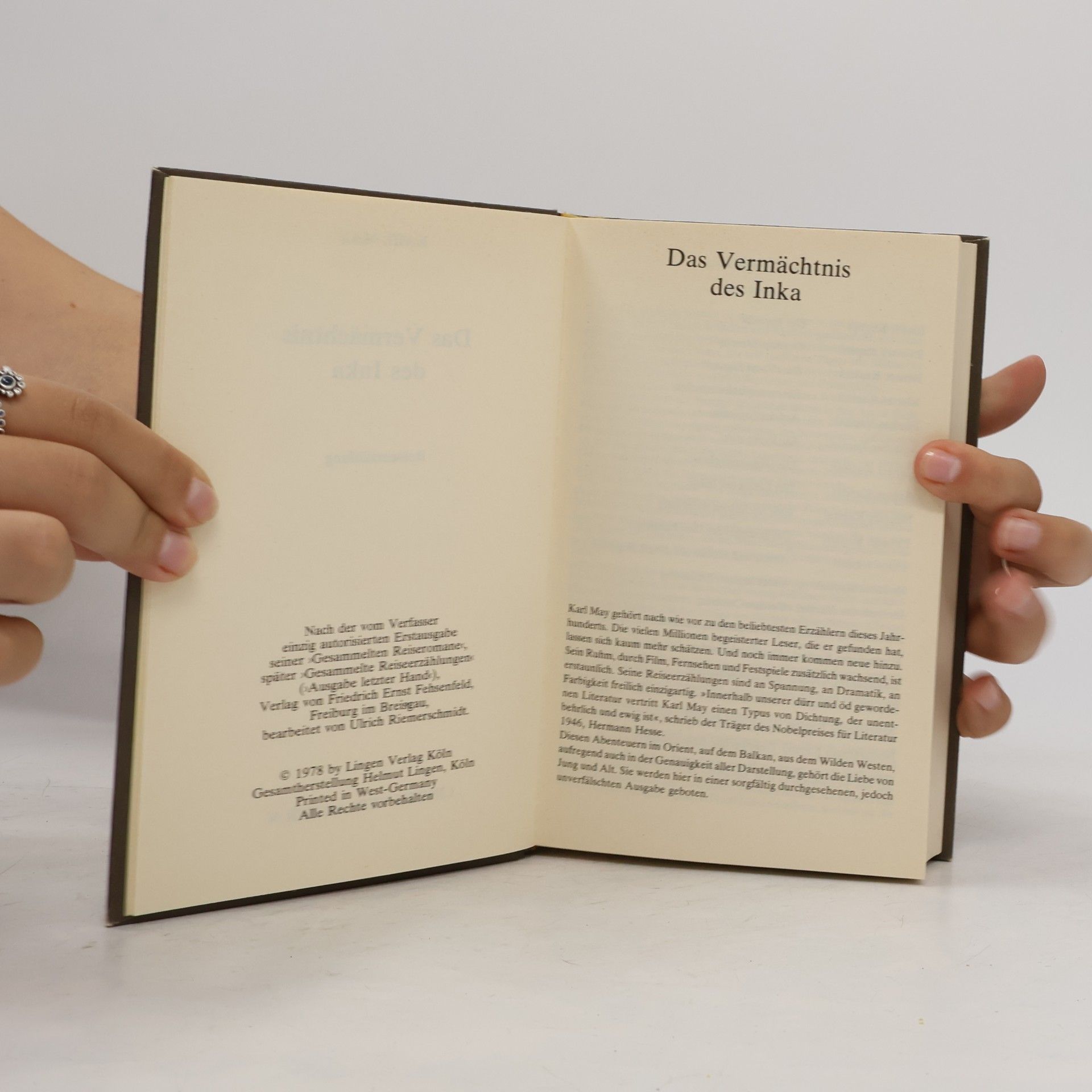 Karl May Das Vermachtnis des Inka