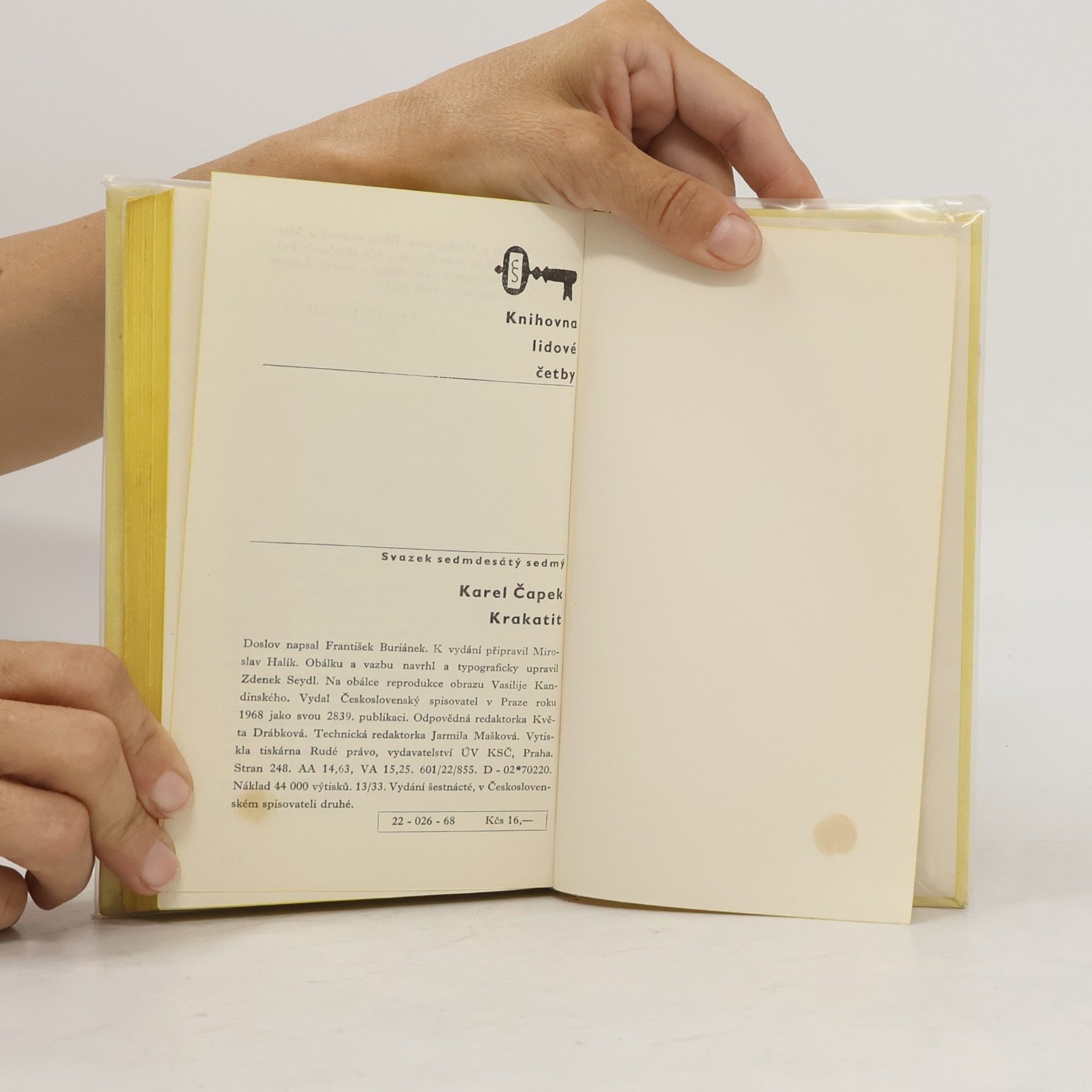 Karel Čapek Krakatit