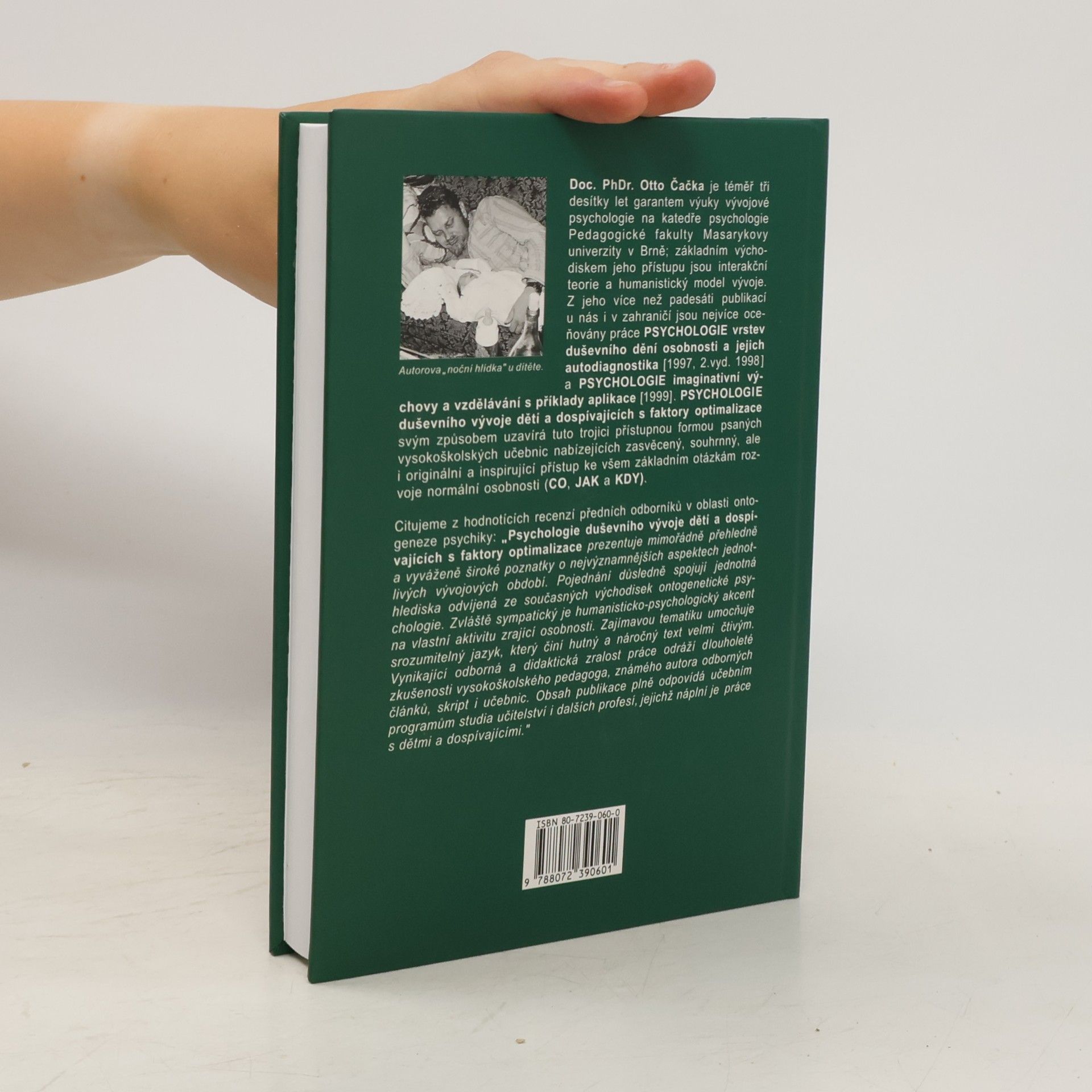 Otto Čačka Psychologie duševního vývoje dětí a dospívajících s faktory optimalizace