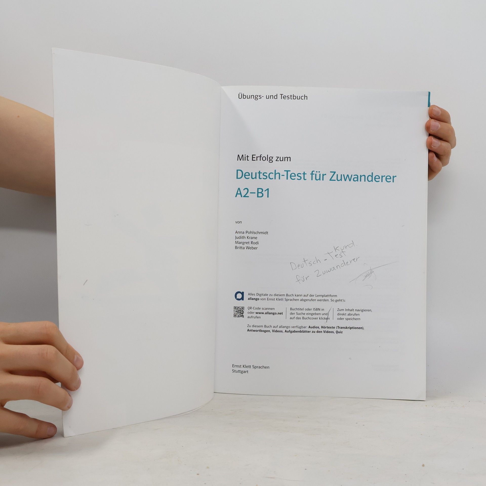 Anna Pohlschmidt Mit Erfolg zum Deutsch-Test für Zuwanderer A2-B1