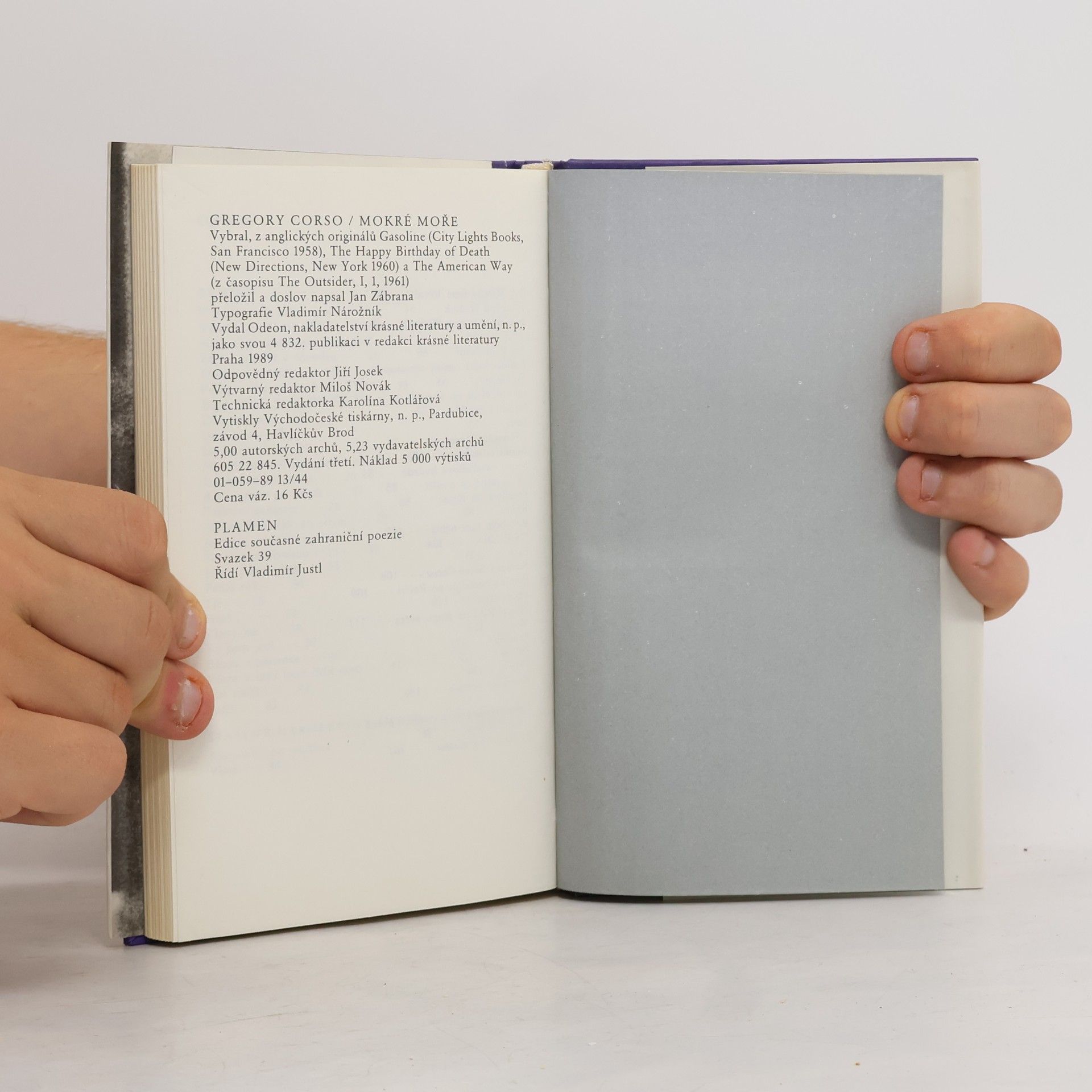 Gregory Corso Mokré moře