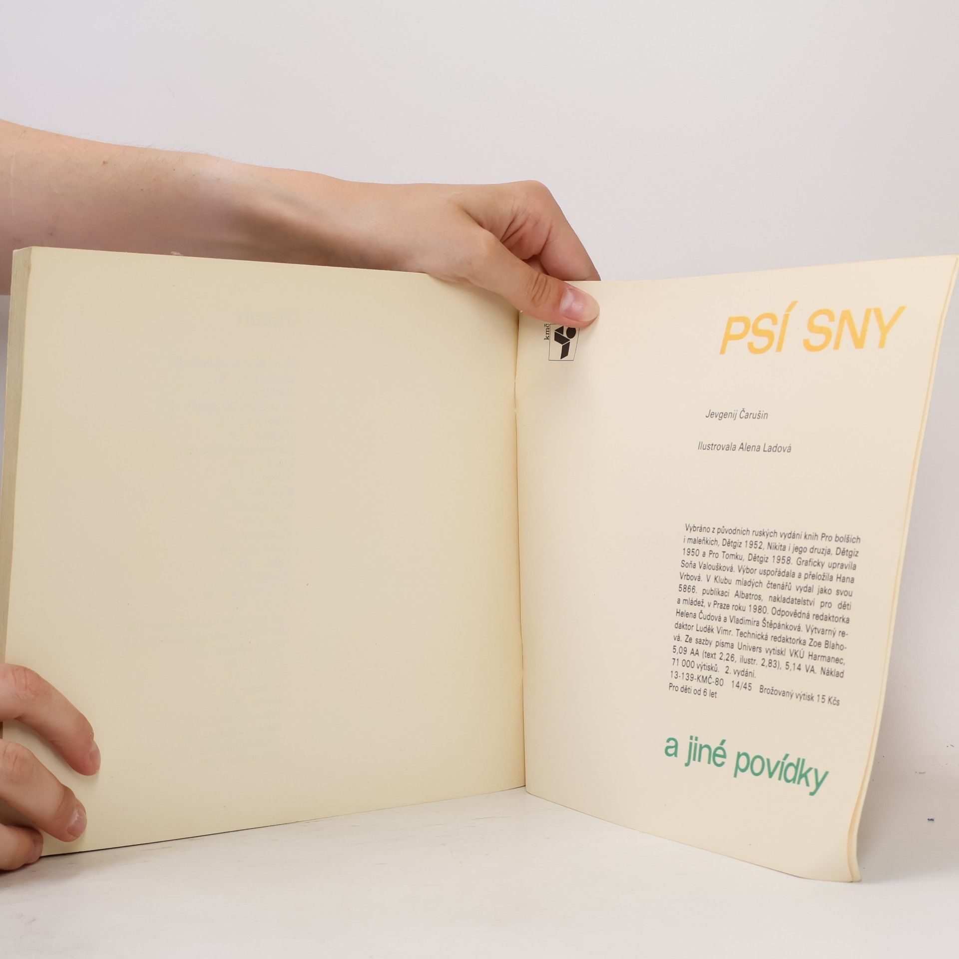 Jevgenij Ivanovič Čarušin Psí sny a jiné povídky
