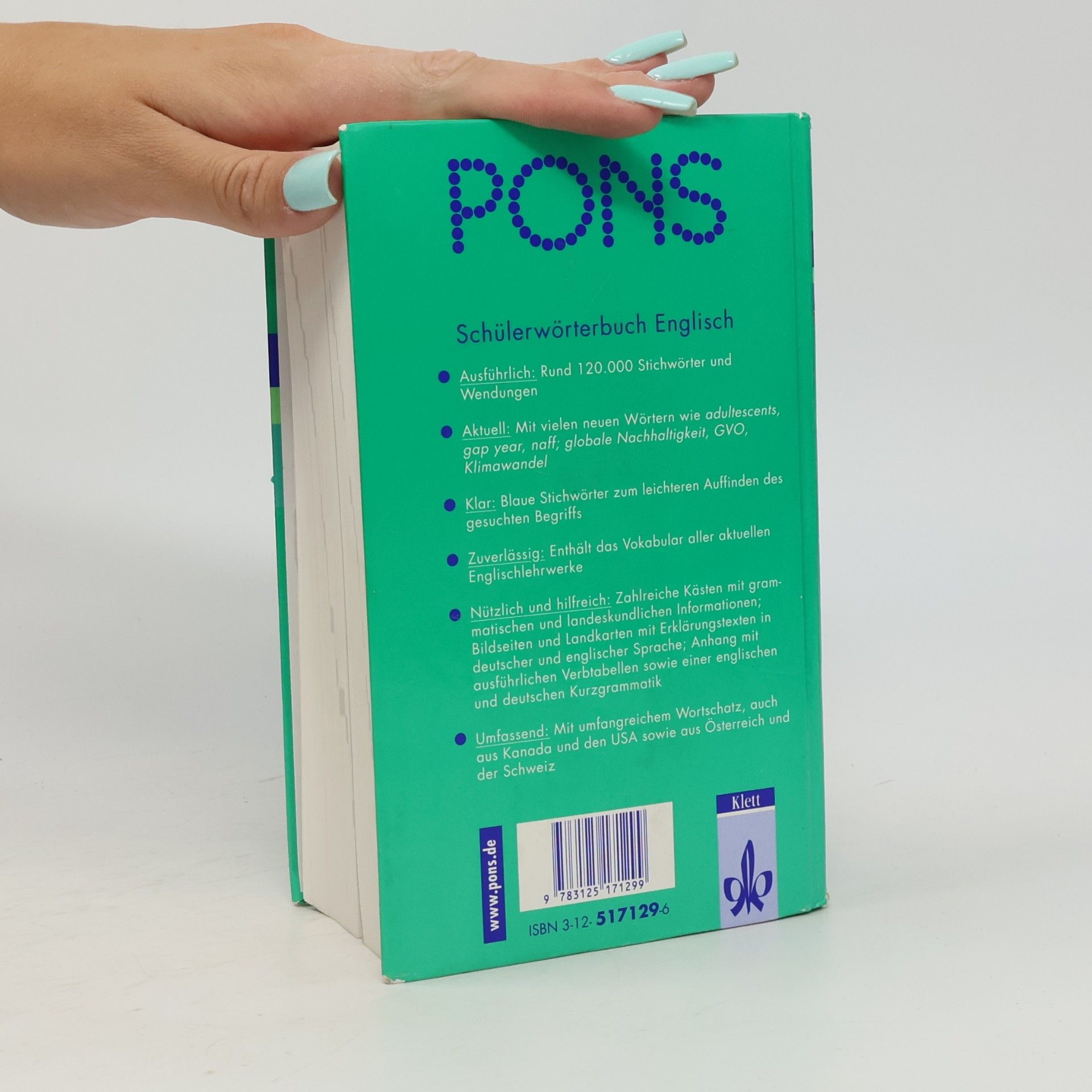 Erich Weis PONS Schülerwörterbuch