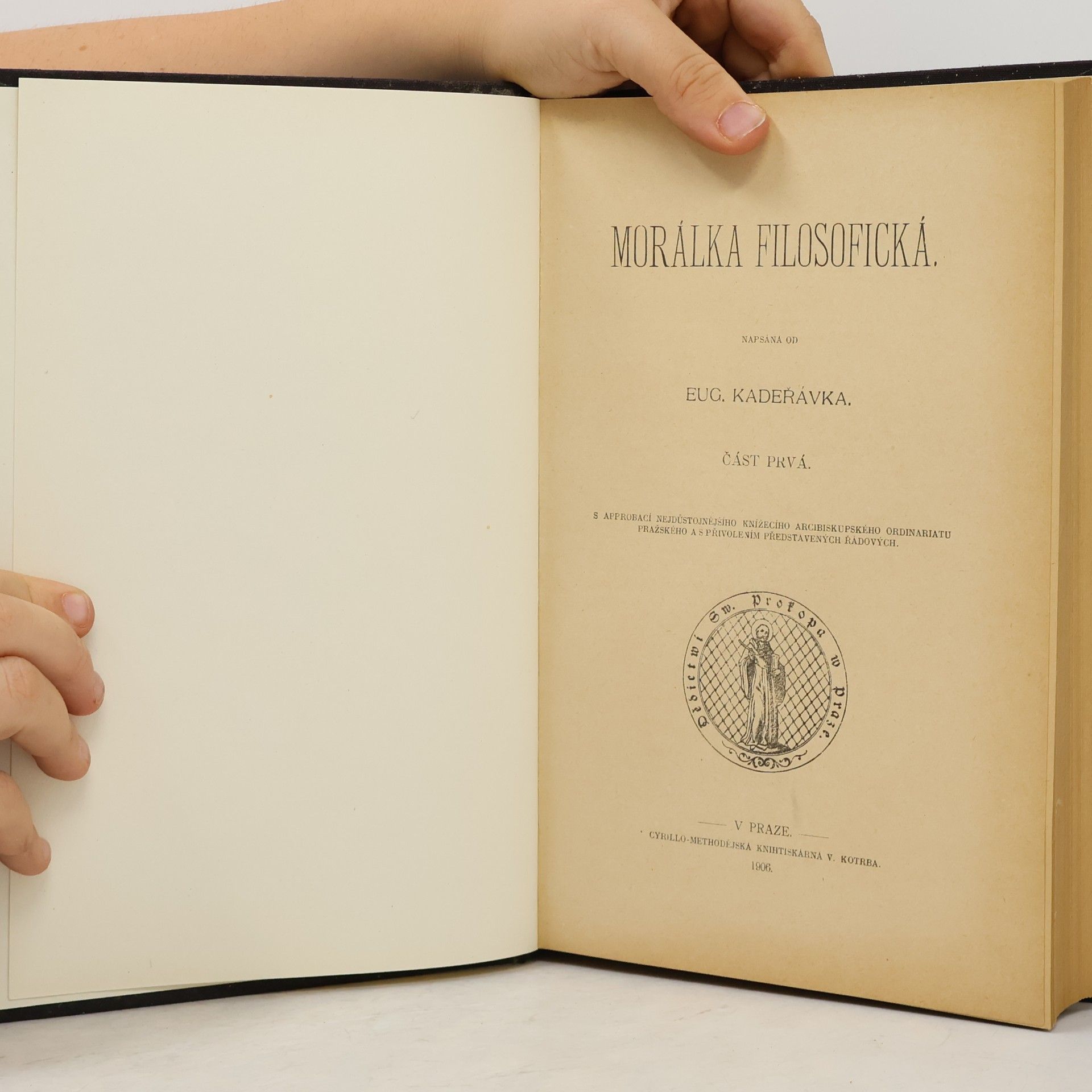Eugen Kadeřávek Morálka filosofická 1
