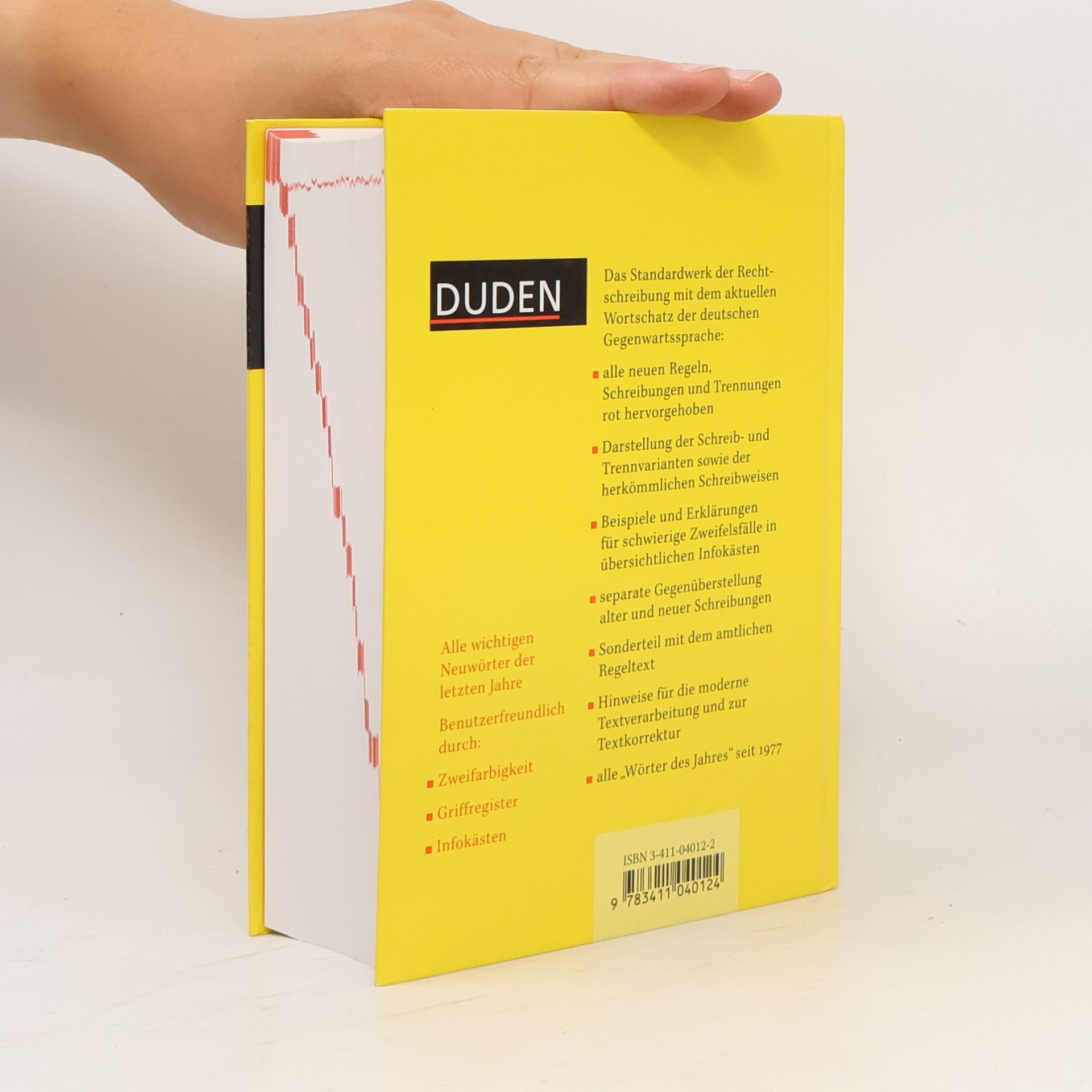 Collectif d'auteurs Duden : die deutsche Rechtschreibung