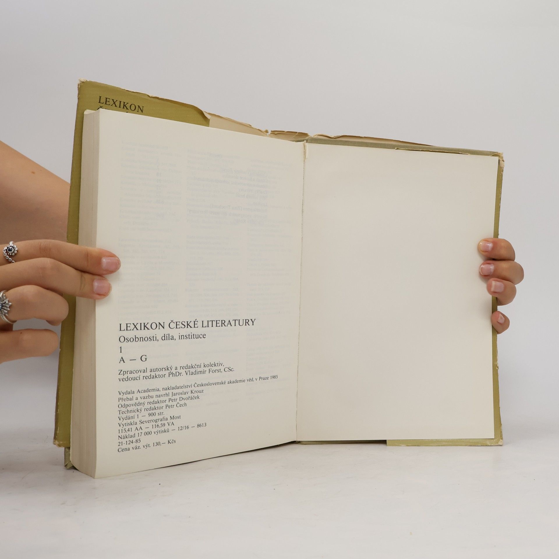 Vladimír Forst Lexikon české literatury. Osobnosti, díla, instituce. 1