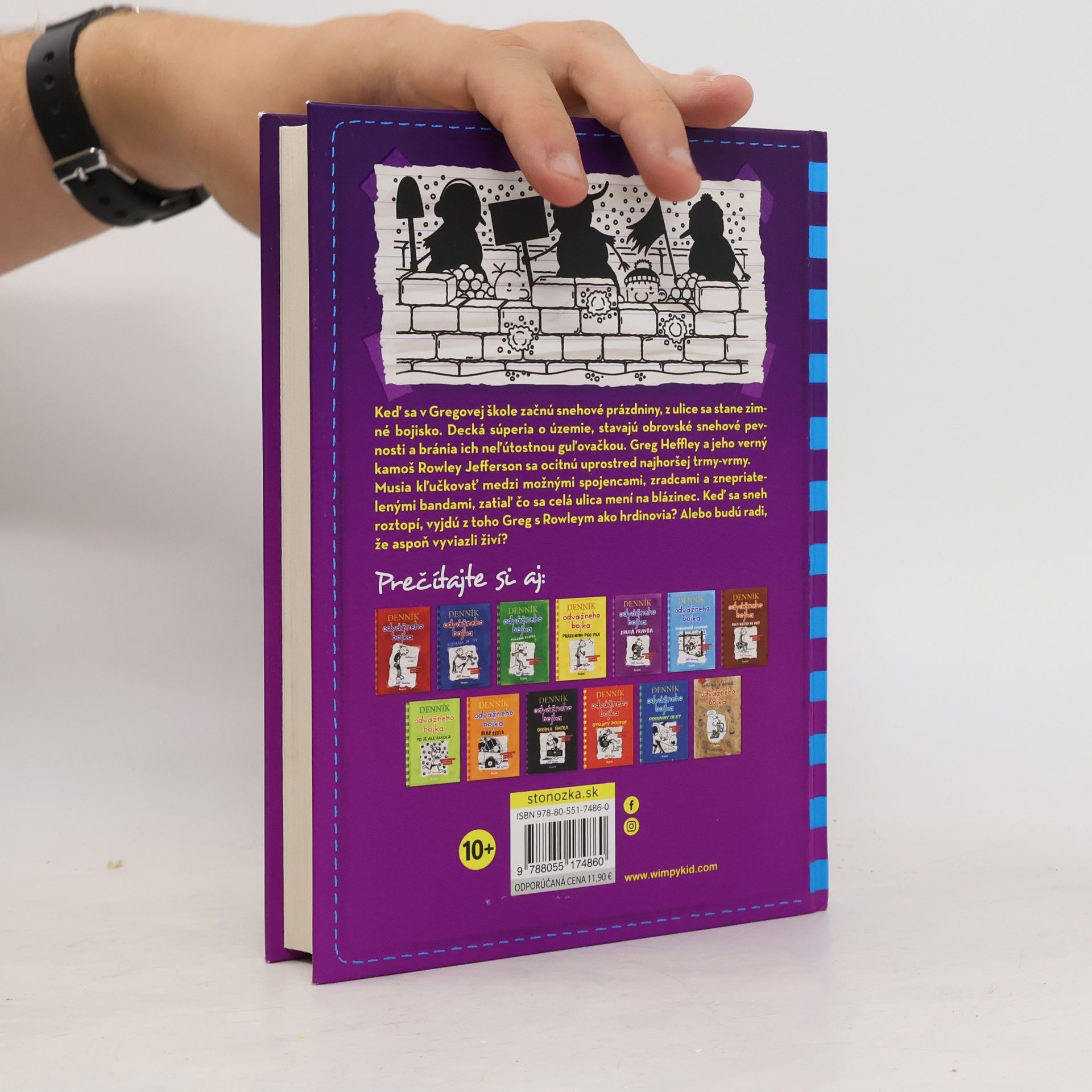 Jeff Kinney Denník odvážného bojka. Snehová bitka