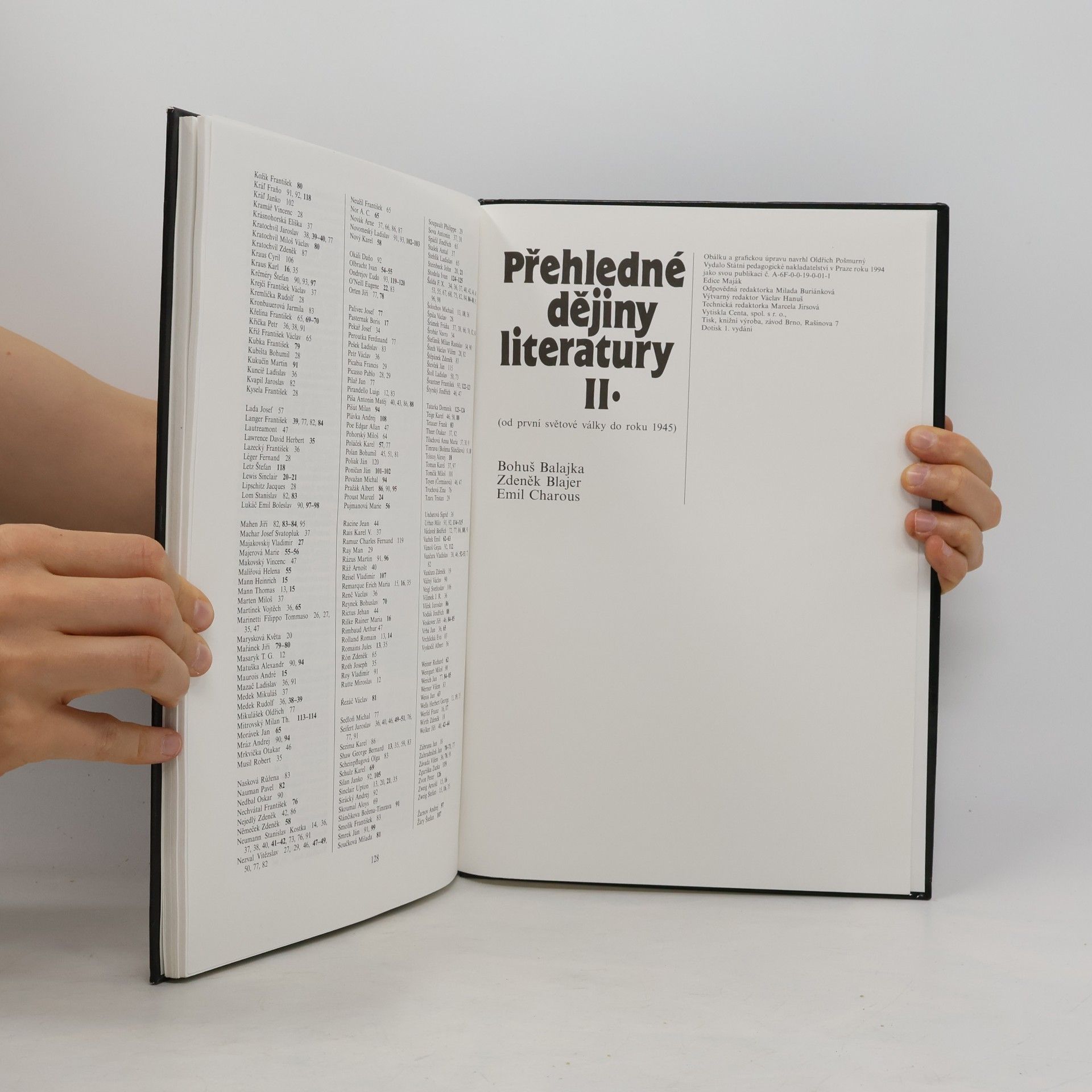 Bohuš Balajka Přehledné dějiny literatury II.