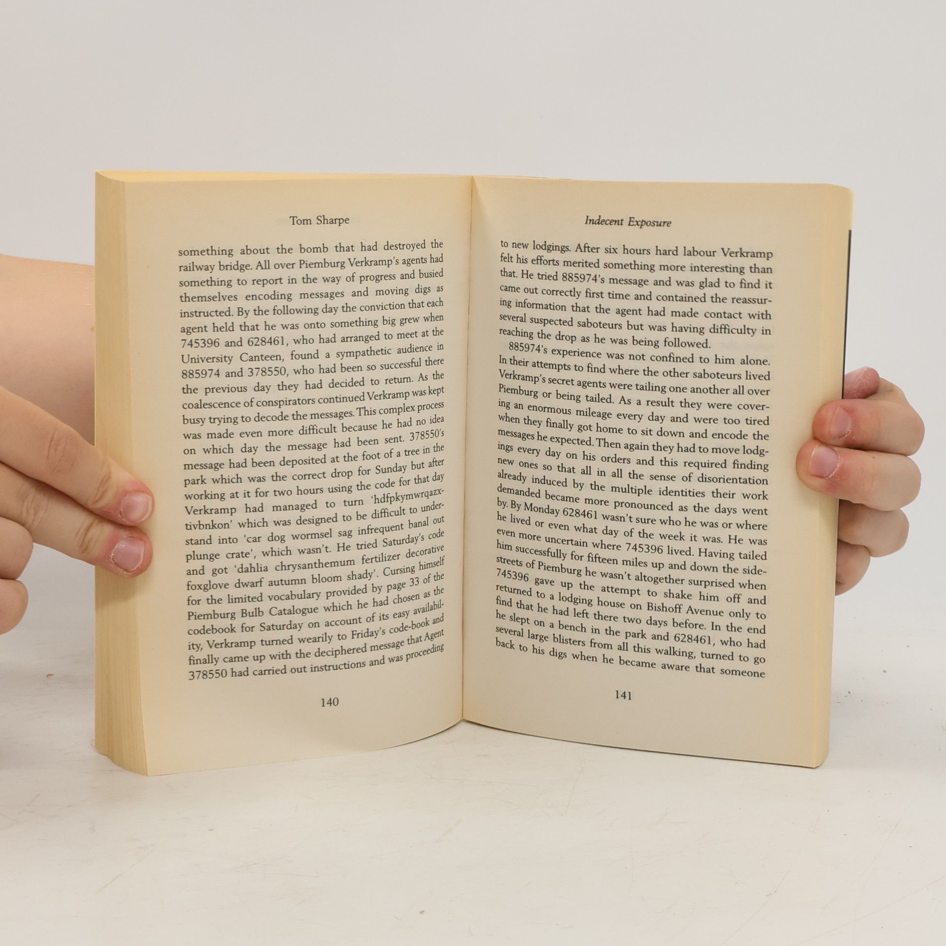 Tom Sharpe Indecent Exposure. Mohrenwäsche, englische Ausgabe