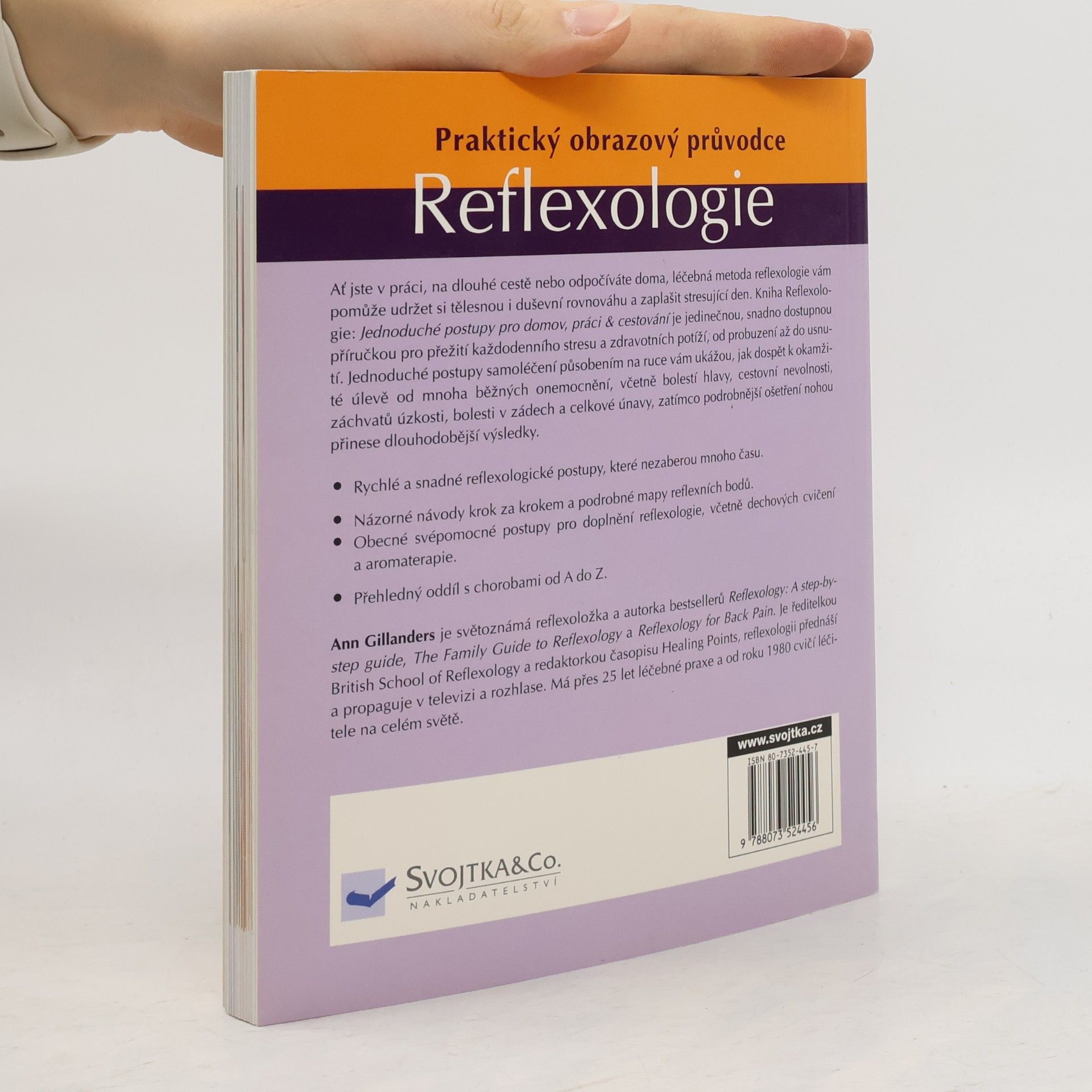 Ann Gillanders Reflexologie. Praktický obrazový průvodce