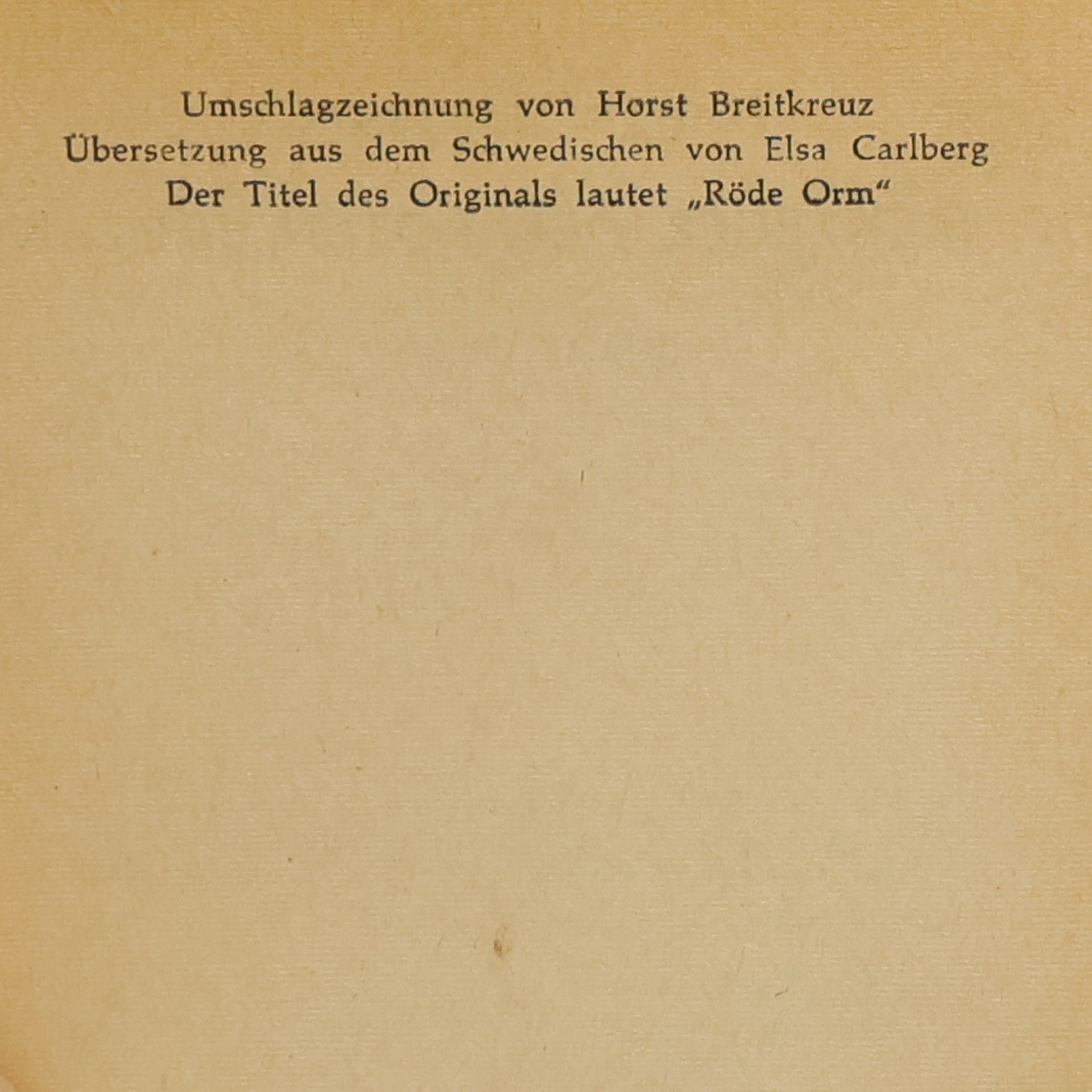 Frans G. Bengtsson Die Abenteuer der roten Schlange