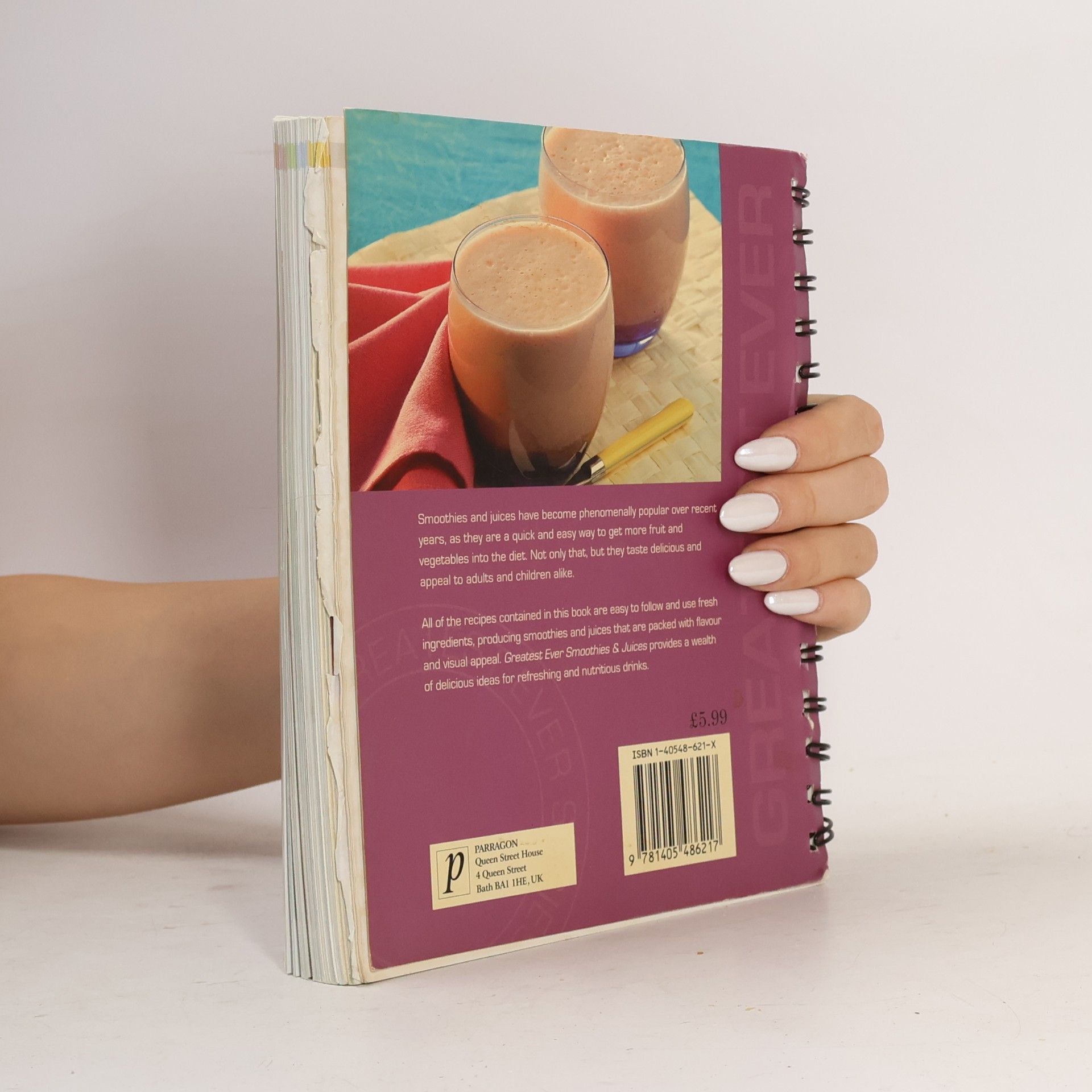 Parragon Book Service Limited Greatest Ever Series: Smoothies and Juices