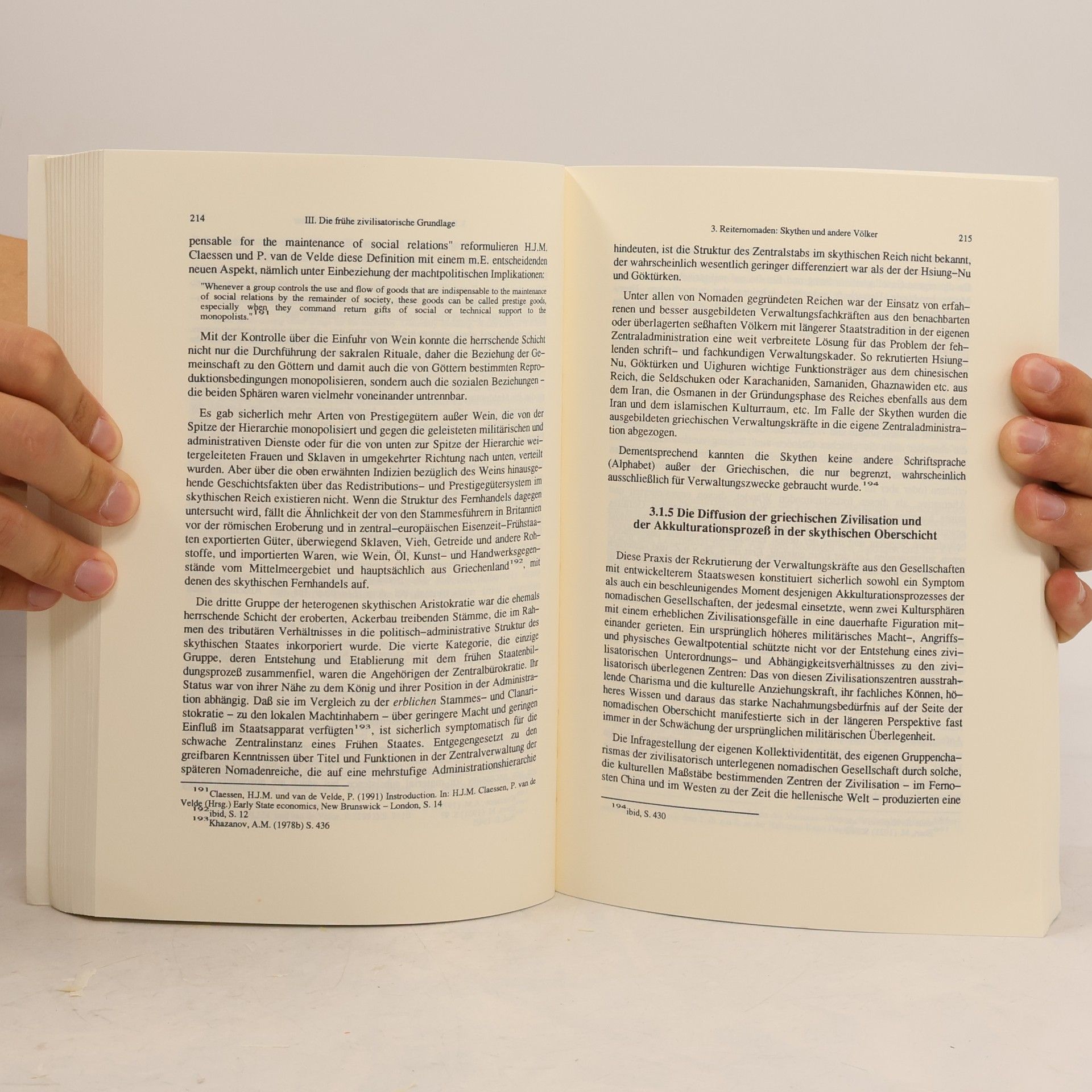 Elçin Kürşat-Ahlers Sozialwissenschaftliche Schriften - 28: Zur frühen Staatenbildung von Steppenvölkern