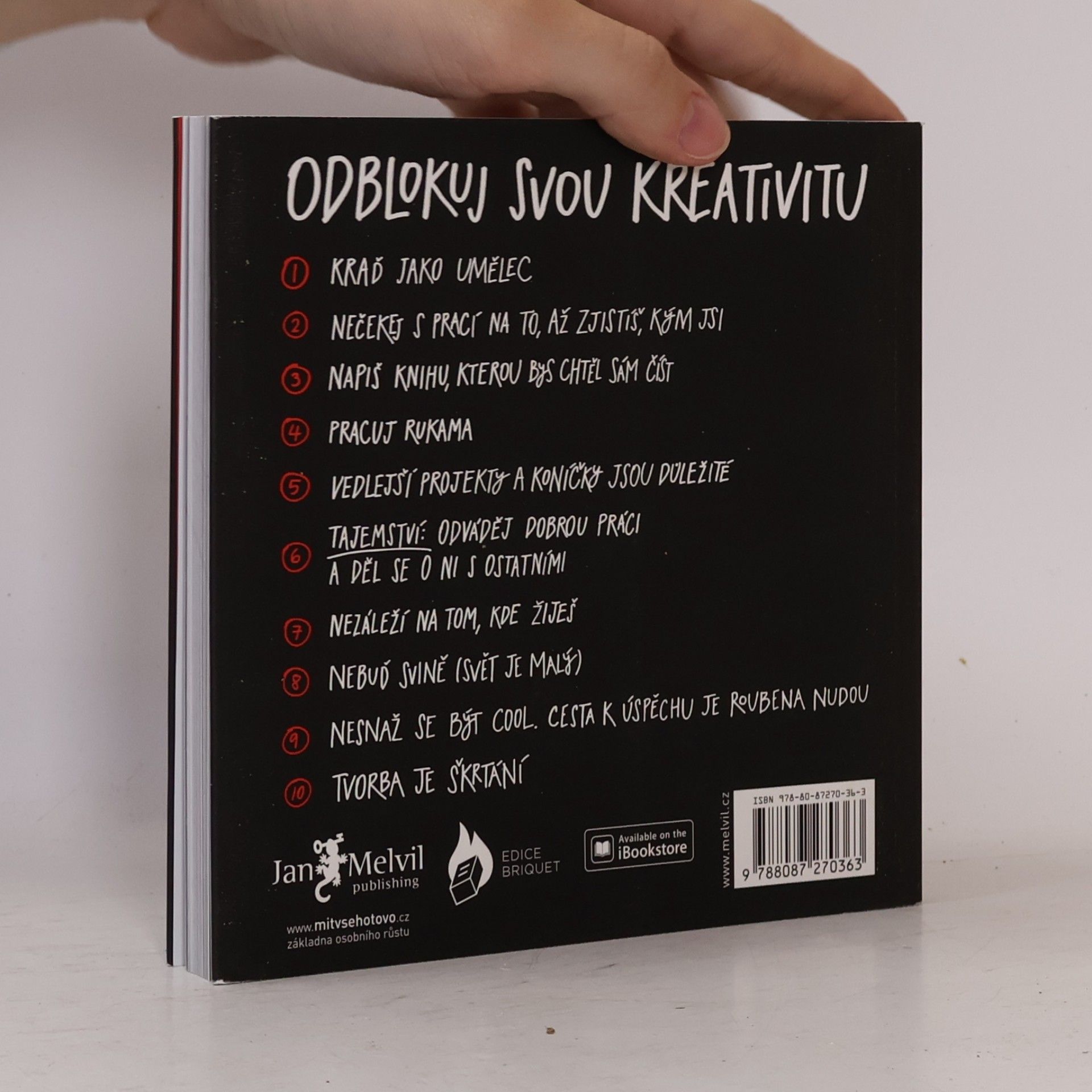 Austin Kleon Kraď jako umělec. 10 věcí, které ti nikdo neřekl o kreativitě