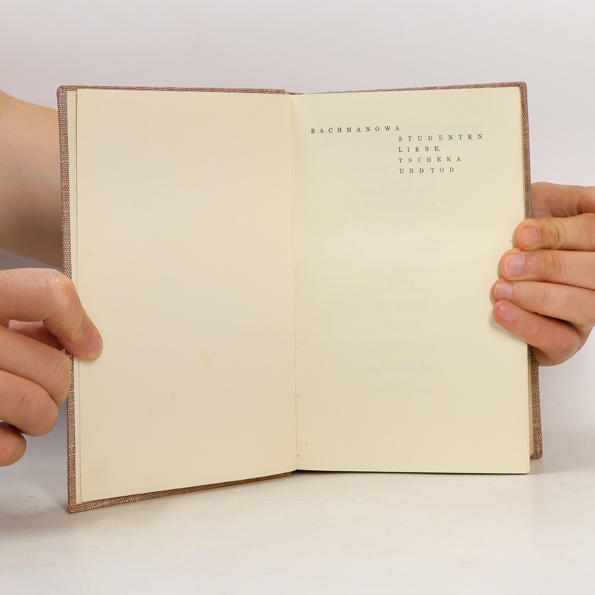 Alexandra Rachmanowa Studenten, Liebe, Tscheka und Tod