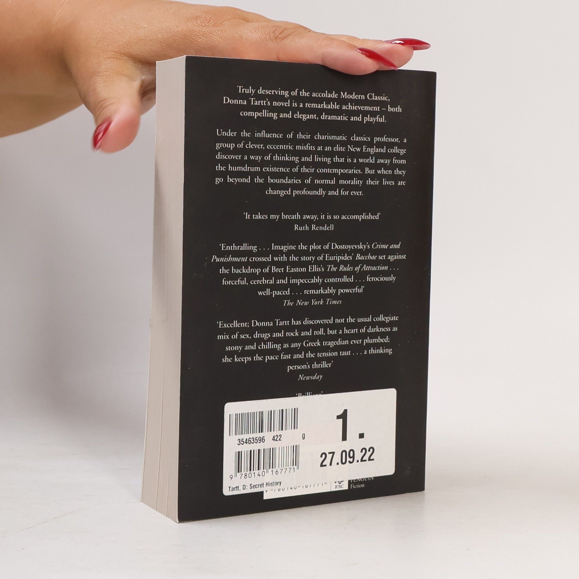 Donna Tartt The Secret History