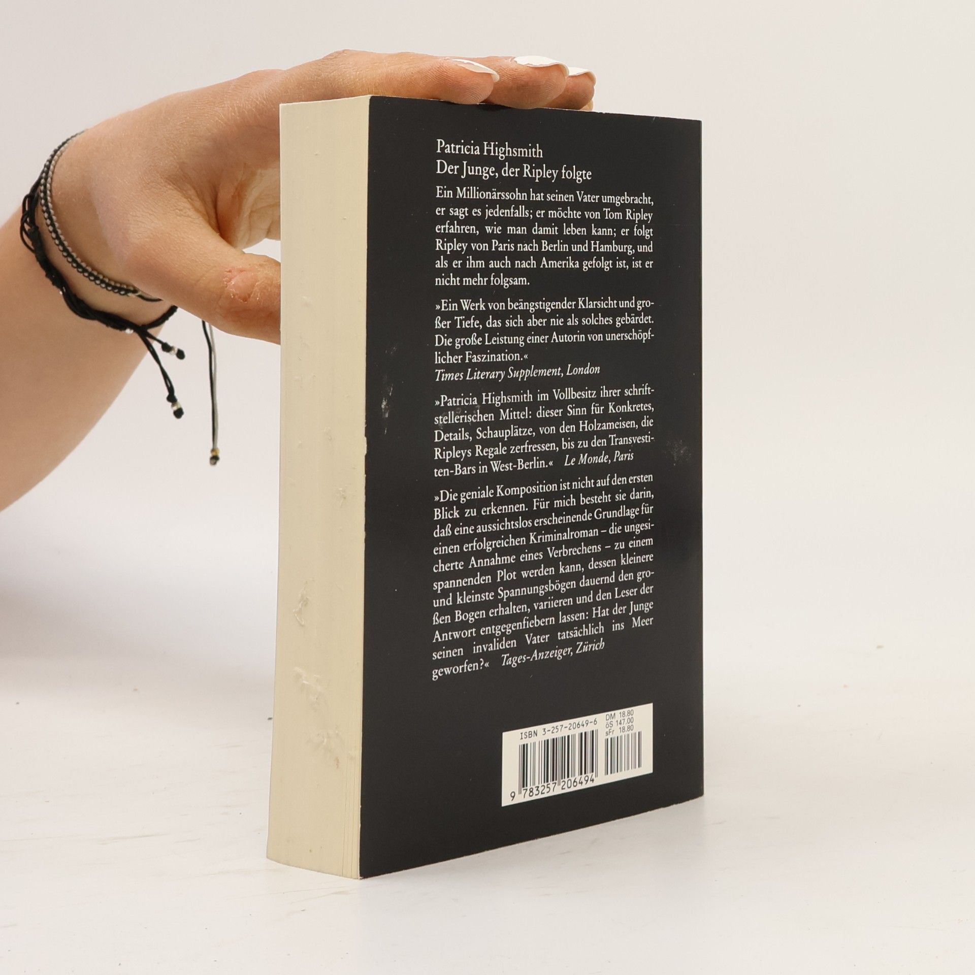 Patricia Highsmith Der Junge, der Ripley folgte