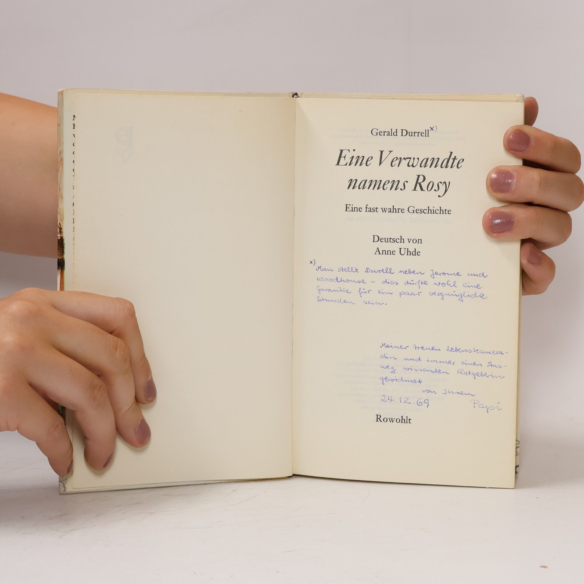 Gerald Durrell Eine Verwandte namens Rosy