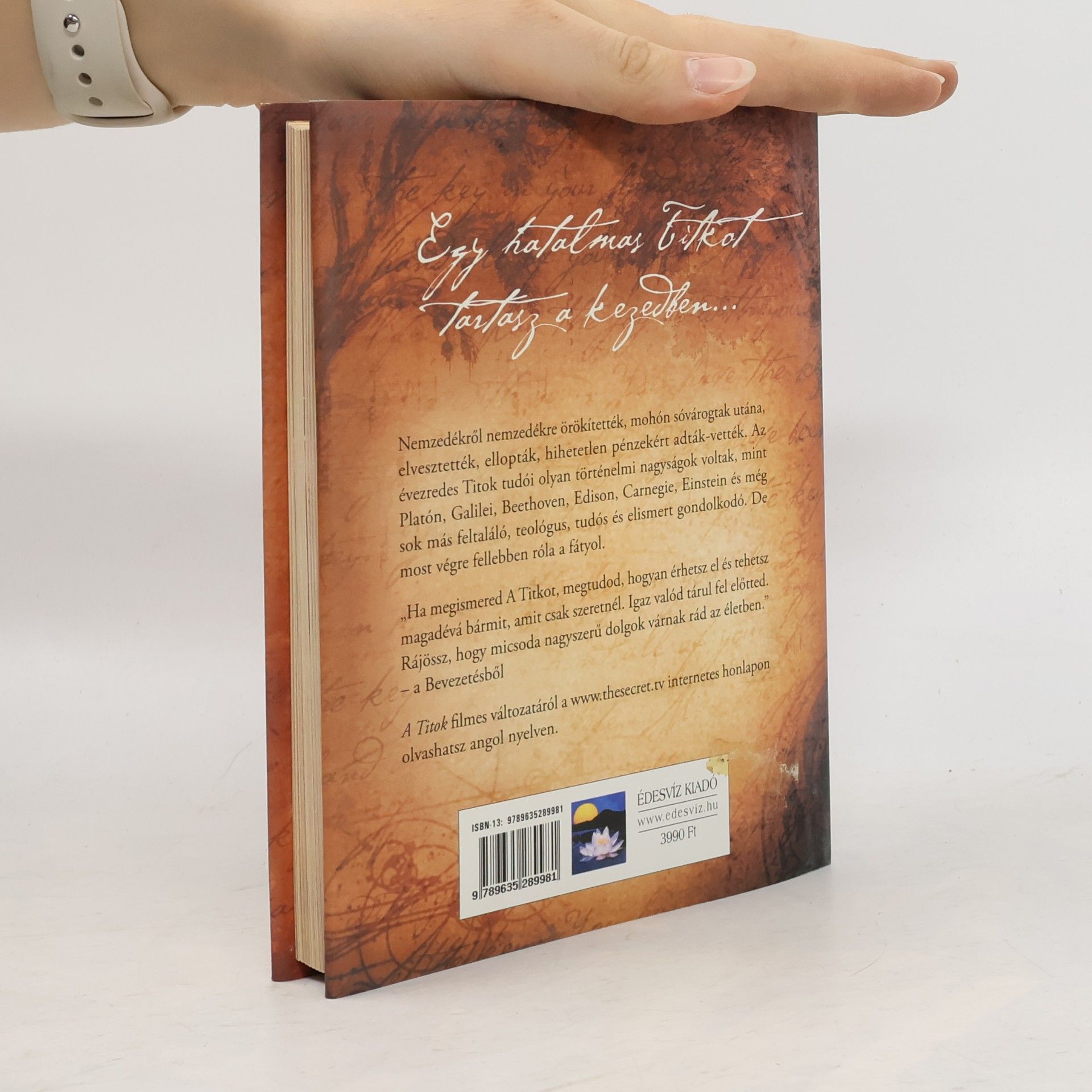 Rhonda Byrne Secret. A Titok