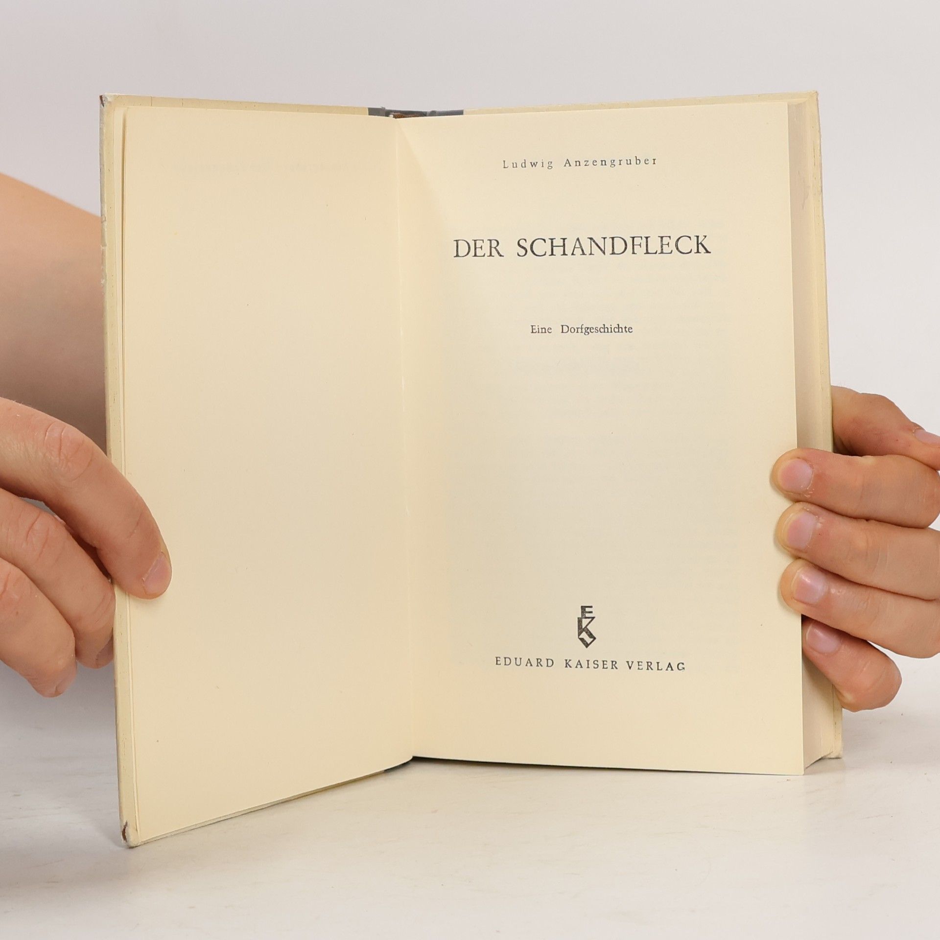 Ludwig Anzengruber Der Schandfleck