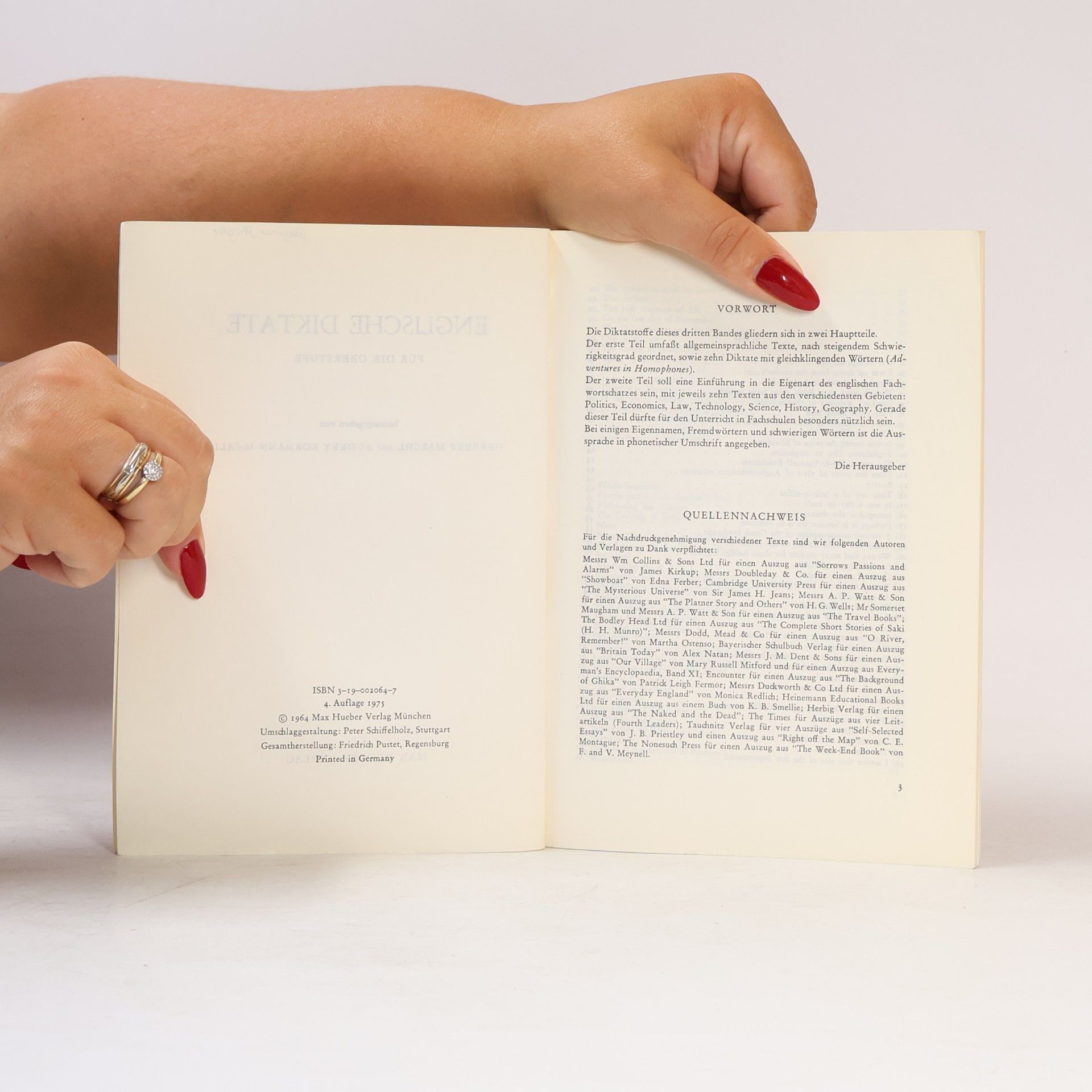 H. Marchl Englische Diktate fuer die Oberstufe