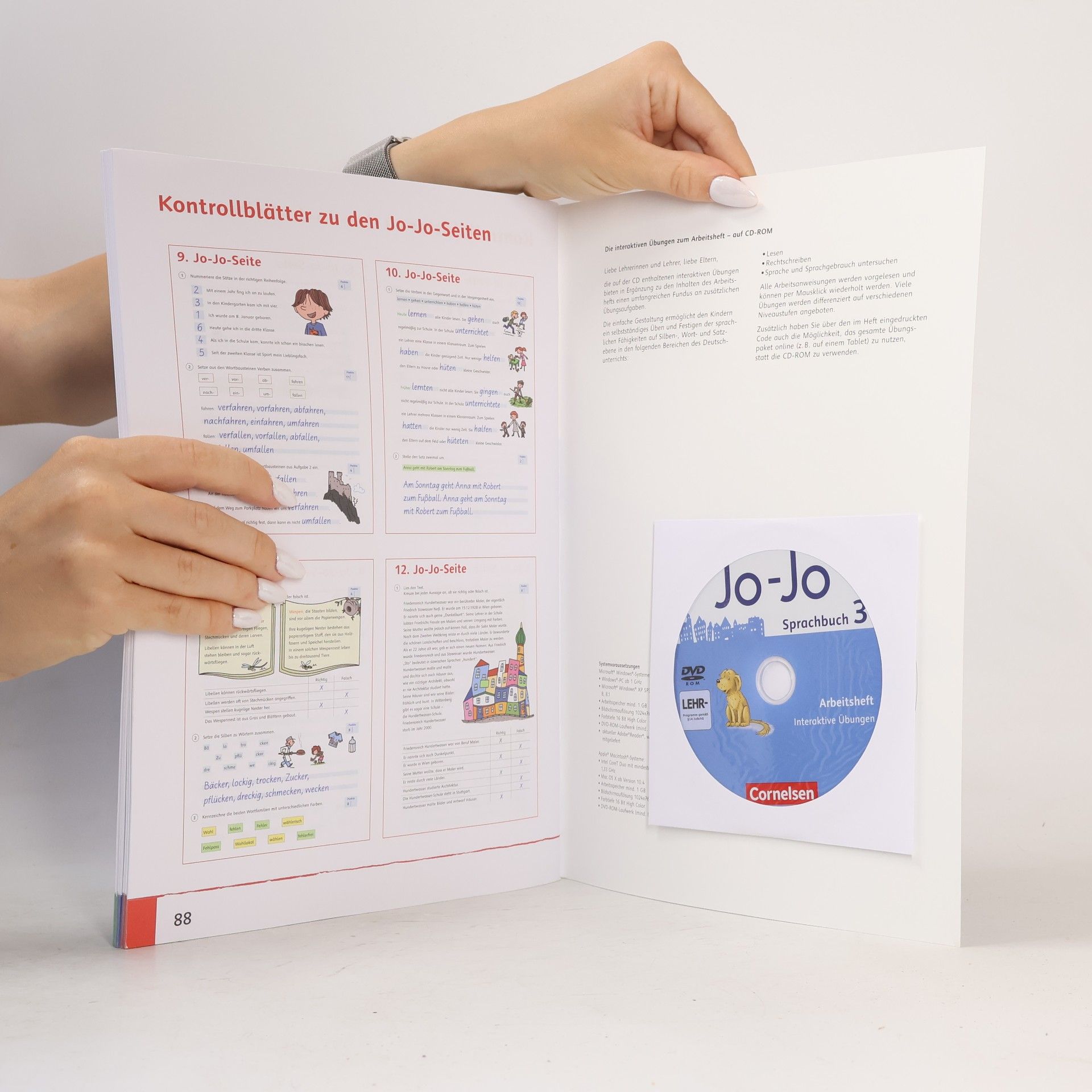 Frido Brunold Jo-Jo - Sprachbuch, 3. Schuljahr, Allgemeine Ausgabe, Arbeitsheft mit interaktiven Übungen, mit FRESCH-Strategien