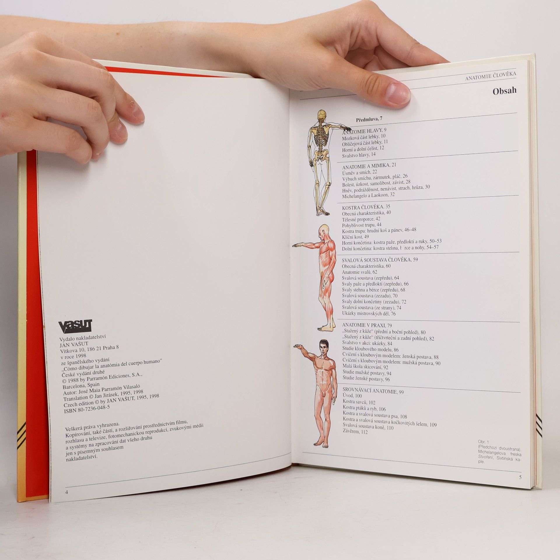 José María Parramón Anatomie člověka
