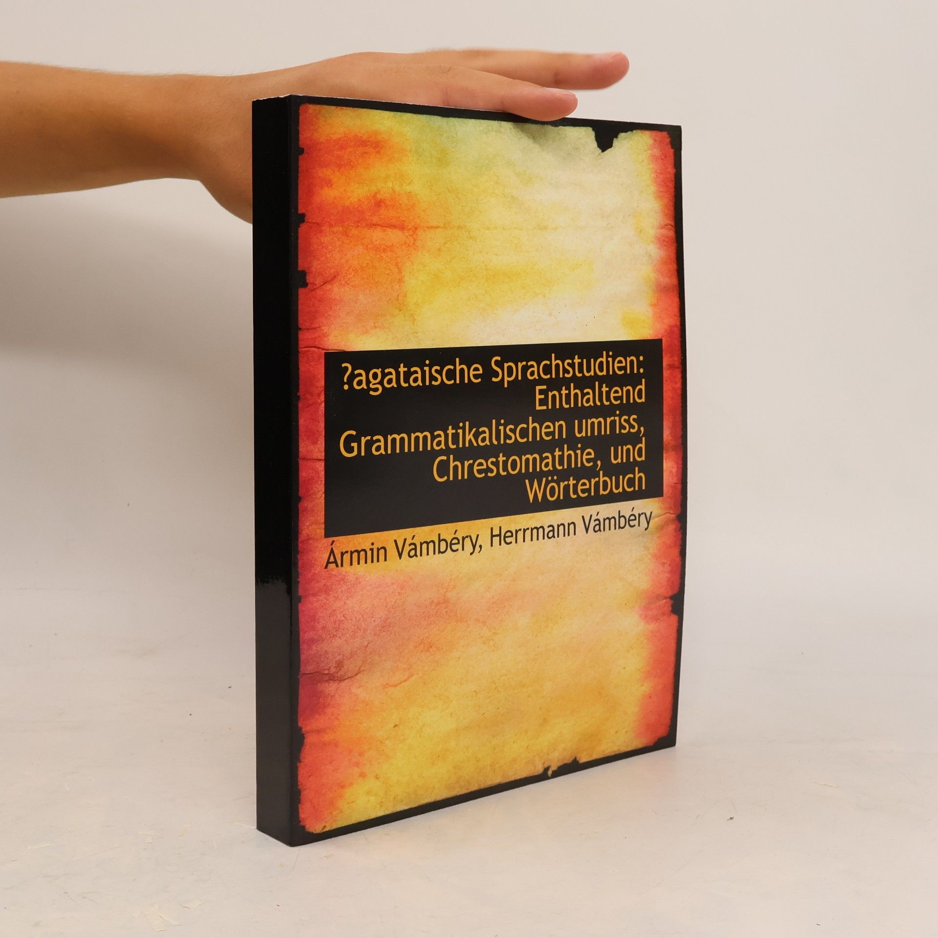 Herrmann Vámbéry Agataische Sprachstudien