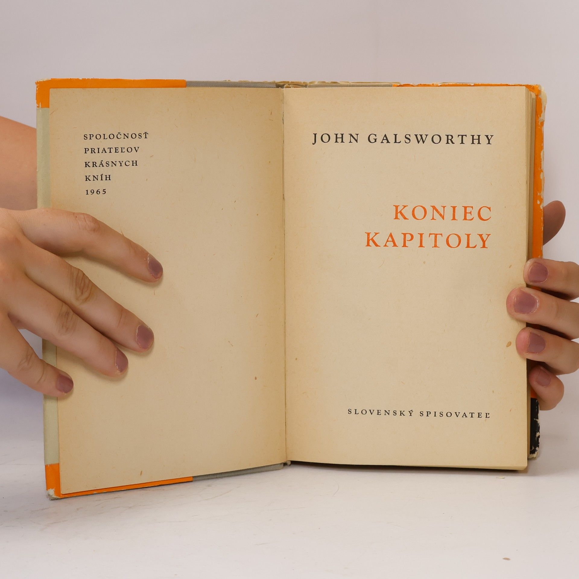 John Galsworthy Koniec kapitoly