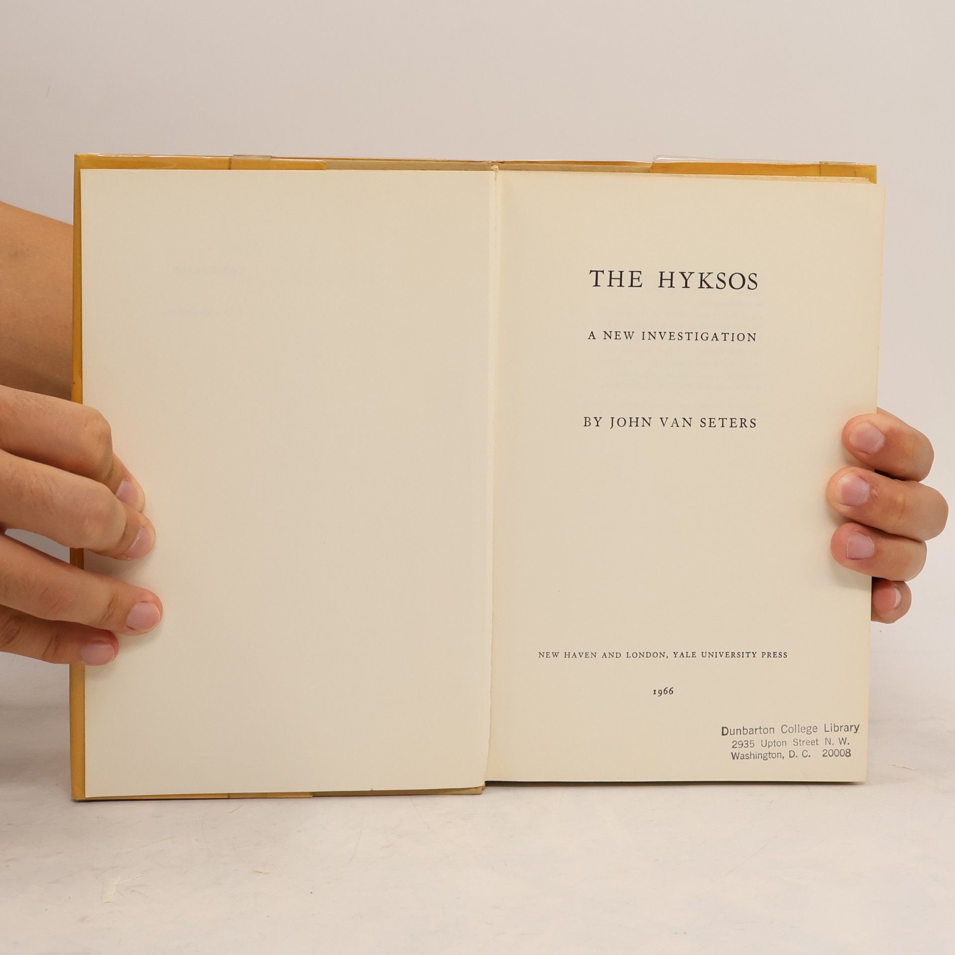 John van Seters The Hyksos