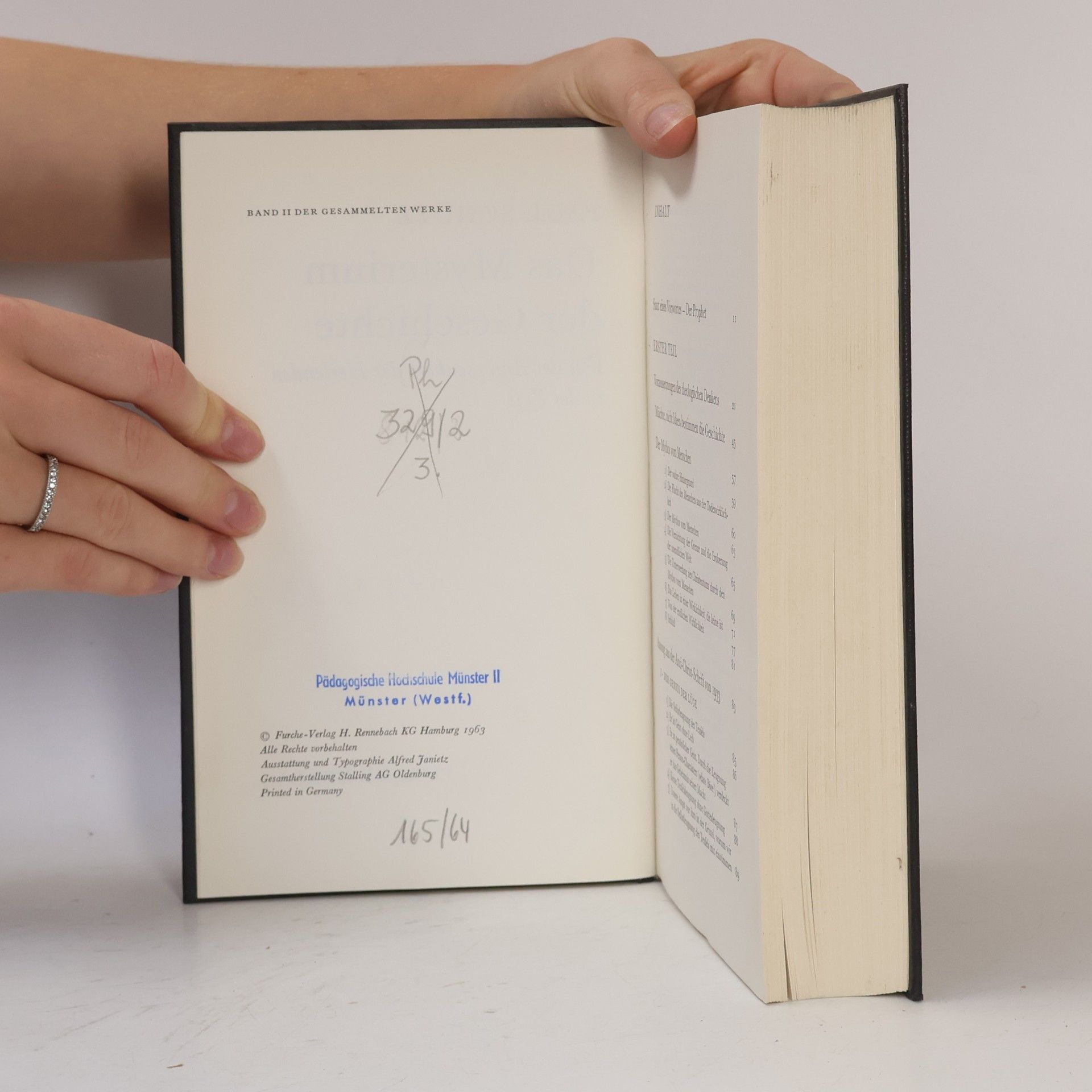 Paul Schütz Das Mysterium der Geschichte