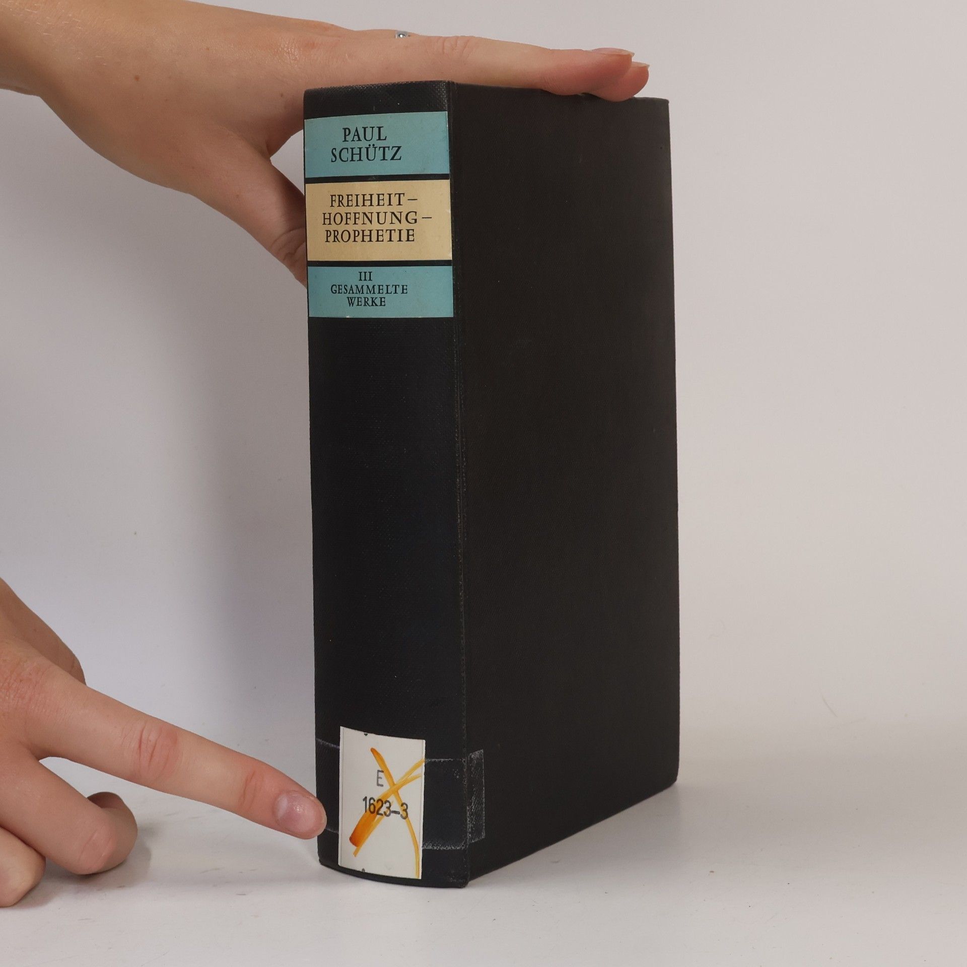 Paul Schütz Freiheit, Hoffnung, Prophetie. Von der Gegenwärtigkeit des Zukünftigen