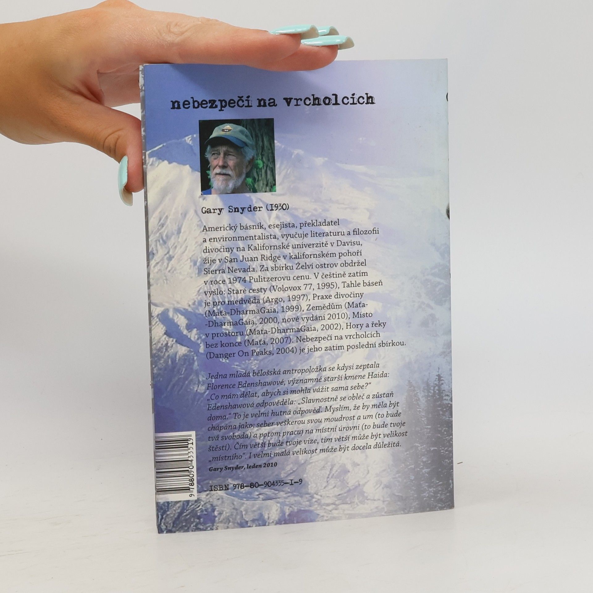 Gary Snyder Nebezpečí na vrcholcích