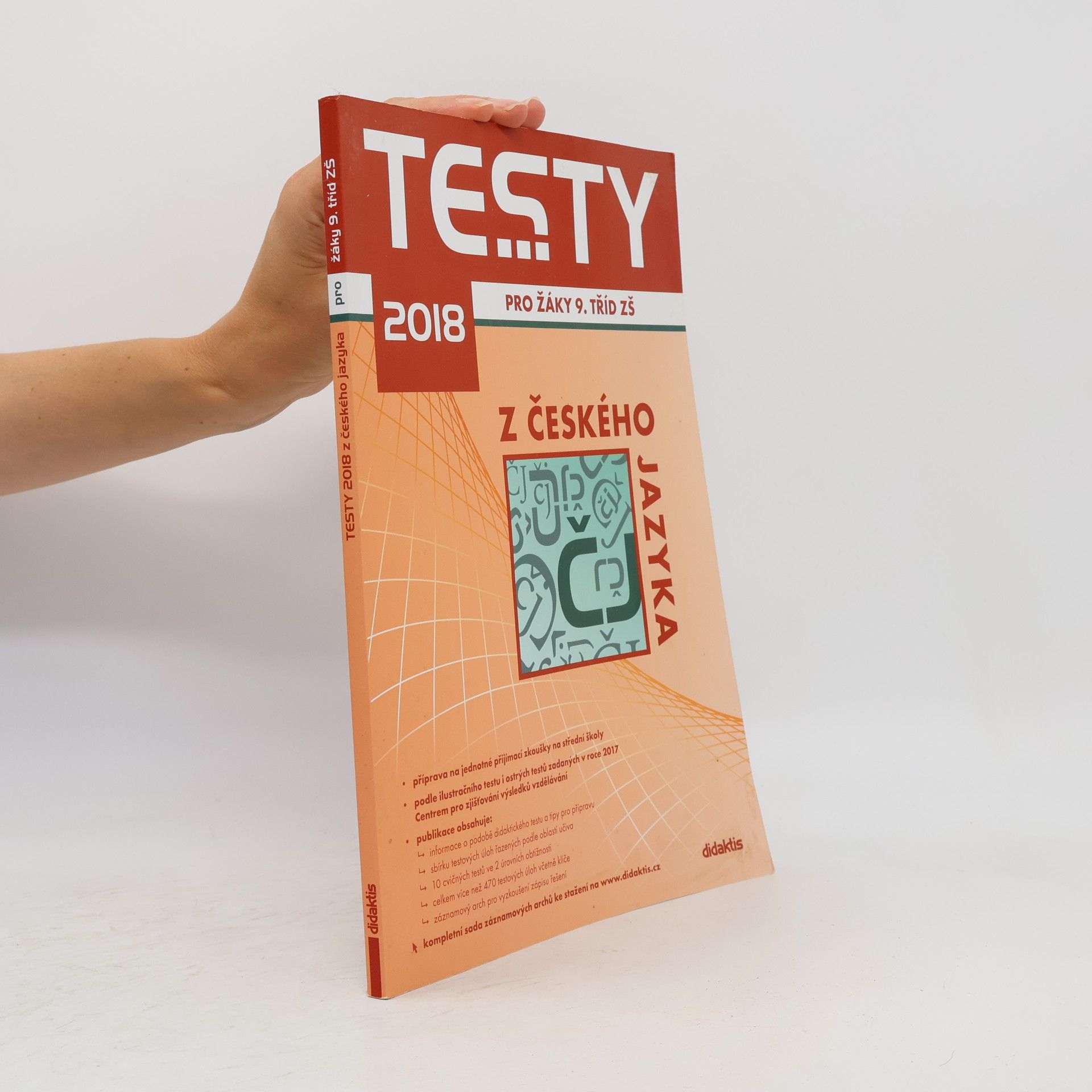 Testy 2018 pro žáky 9. tříd ZŠ z českého jazyka