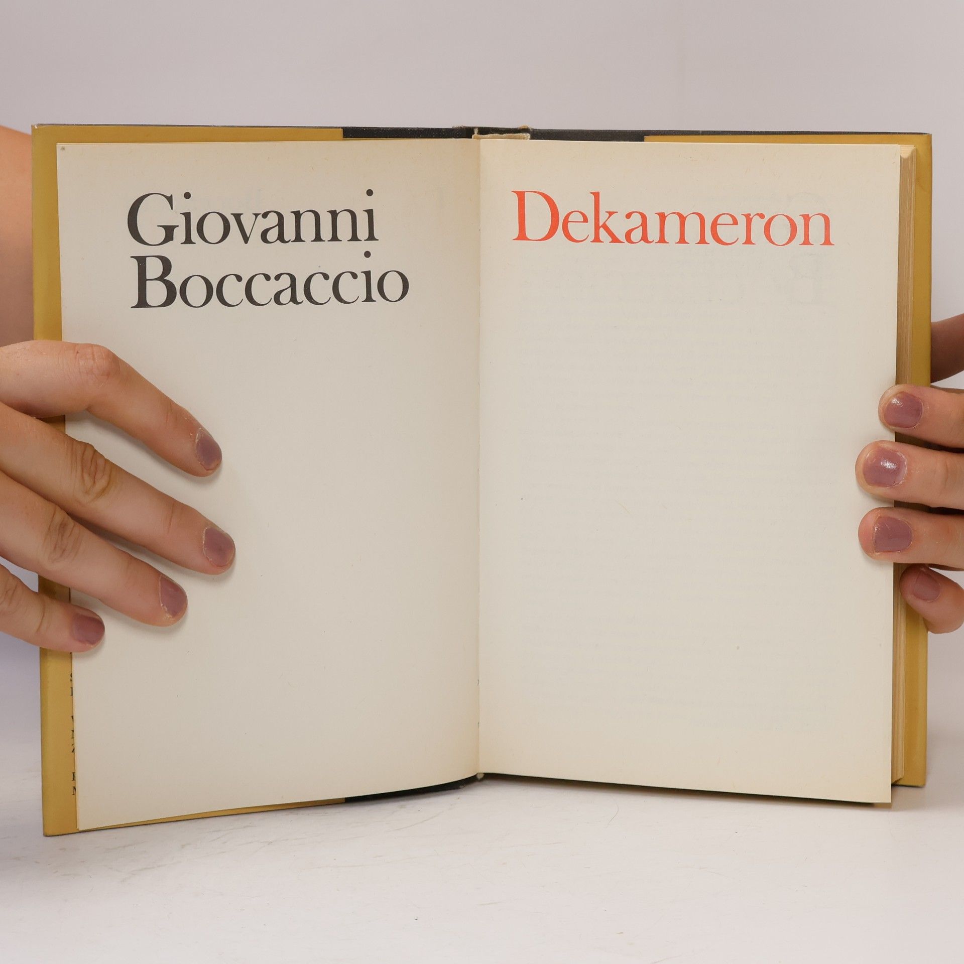 Giovanni Boccaccio Dekameron