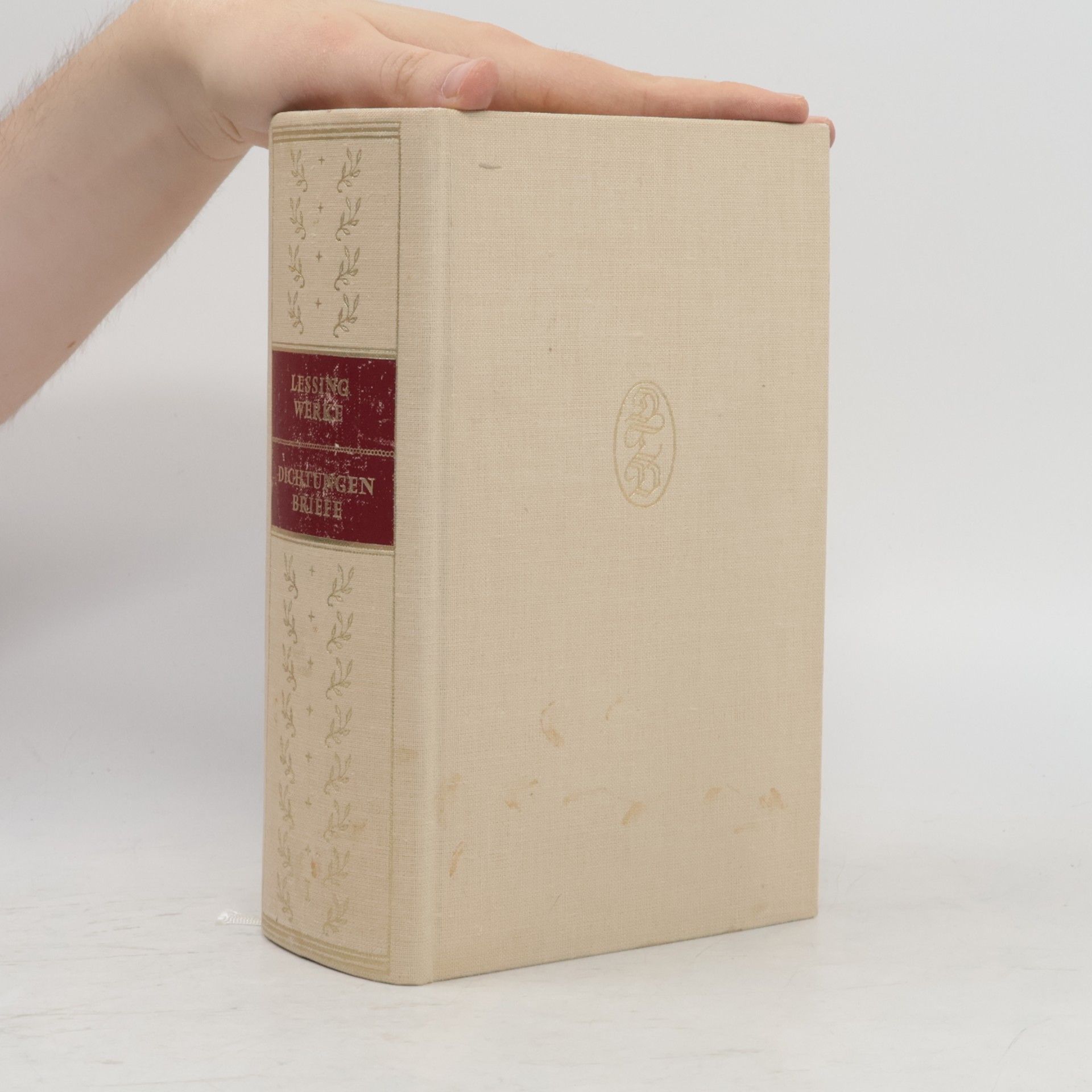 Gotthold Ephraim Lessing Lessing Werke. Dichtungen Briefe