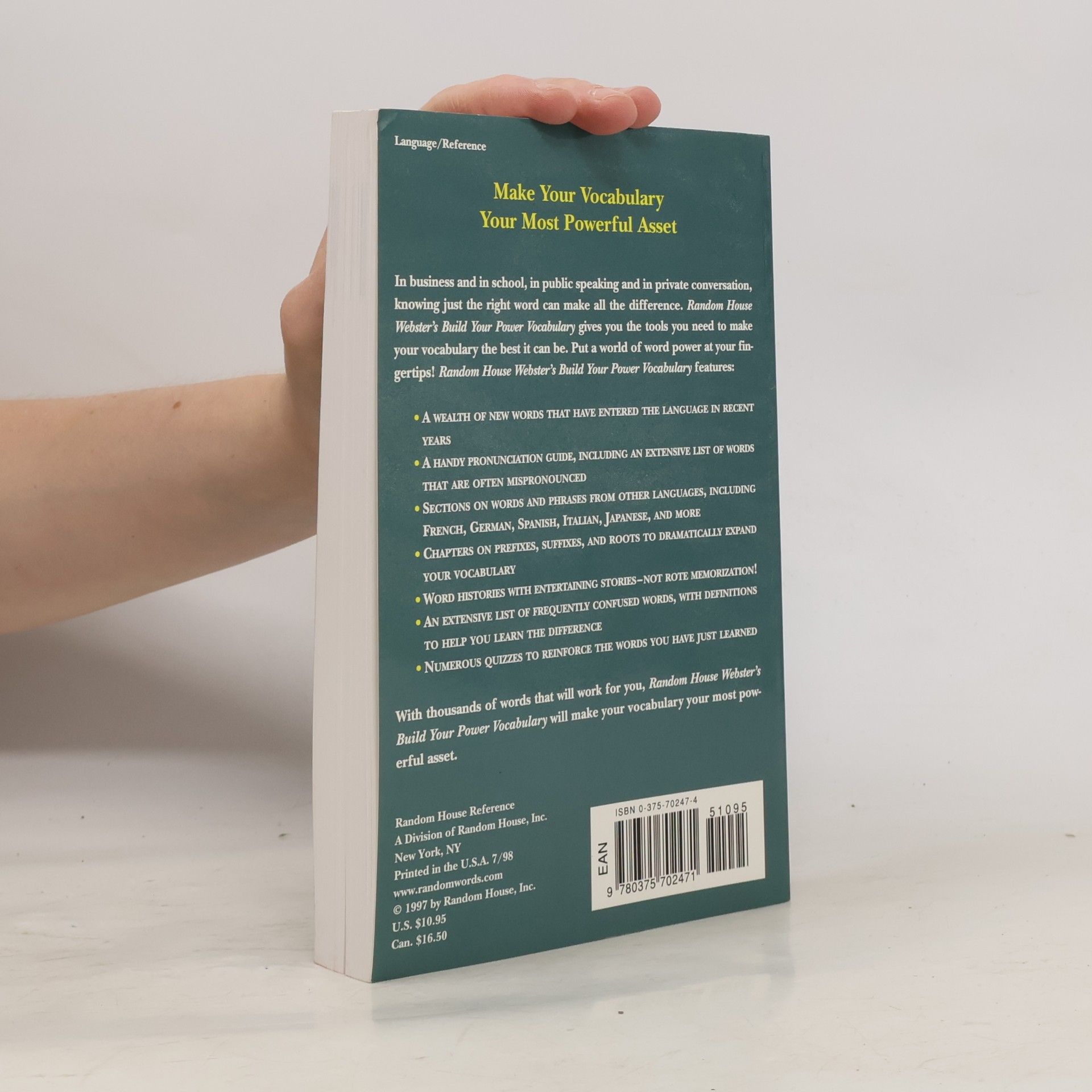 Random House Webster's: Build Your Power Vocabulary