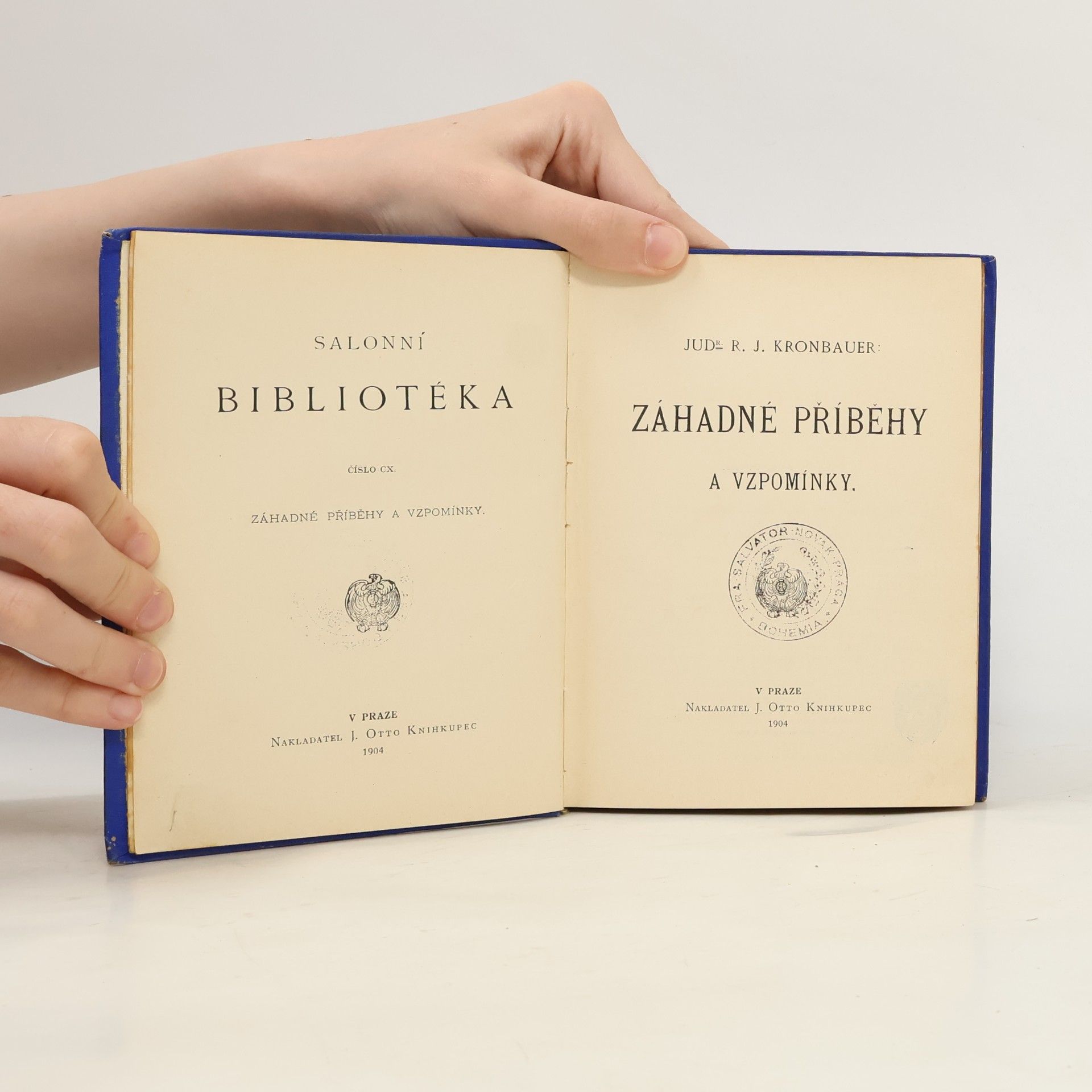 R.J. Kronbauer Záhadné příběhy a vzpomínky