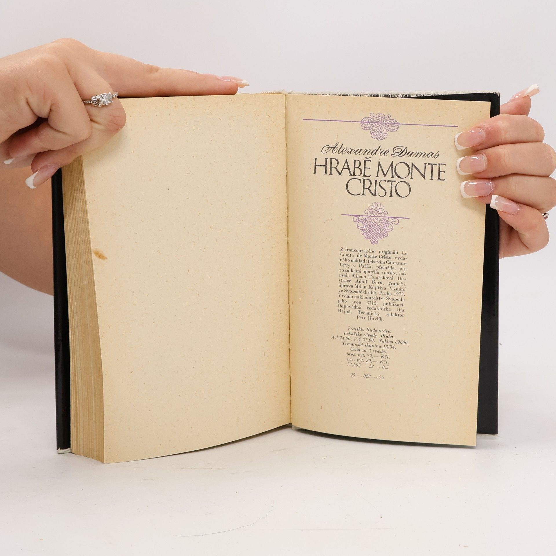 Alexandre Dumas starší Hrabě Monte Cristo 5.-6. díl