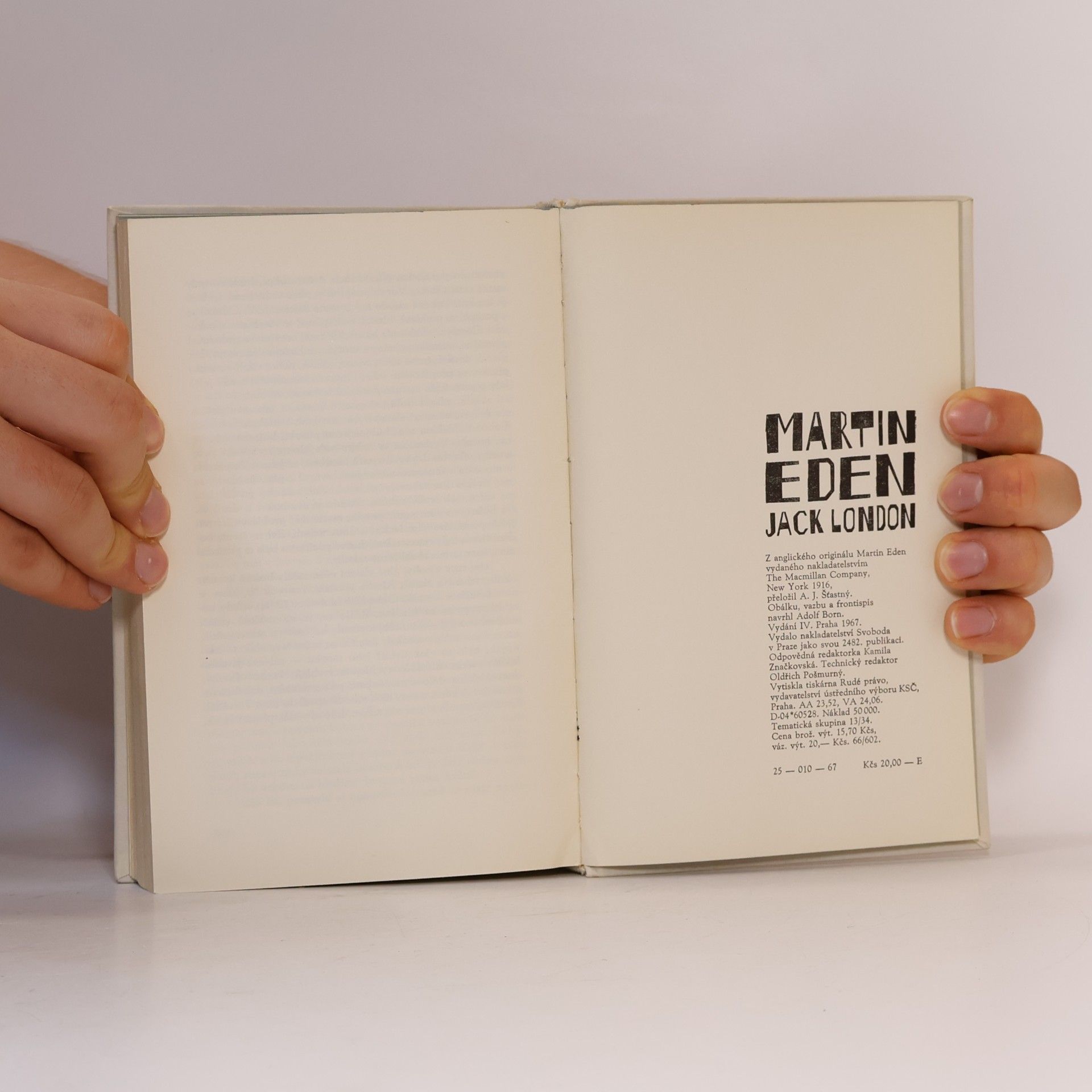 Jack London Martin Eden