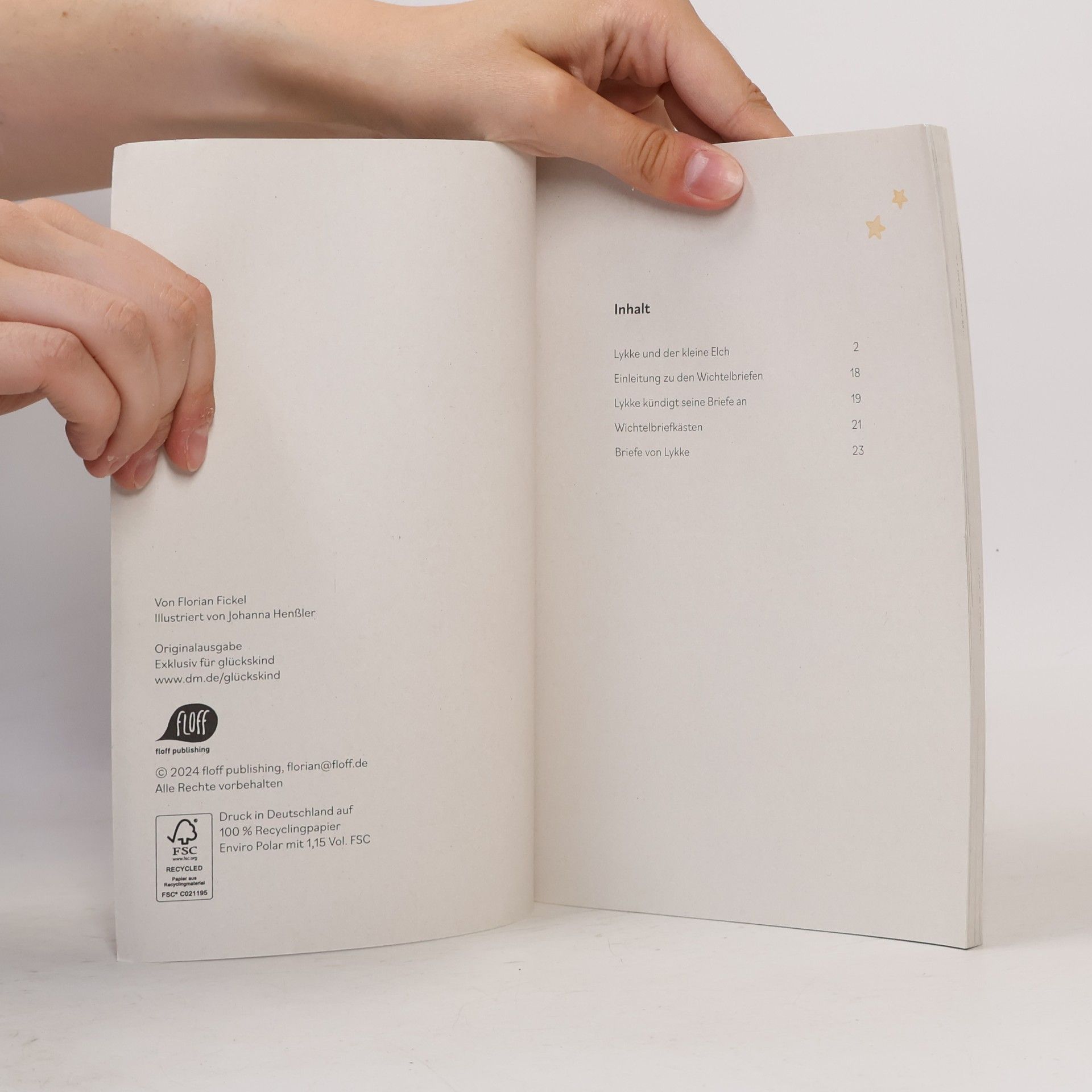 Florian Fickel Briefe von Wichtel Lykke