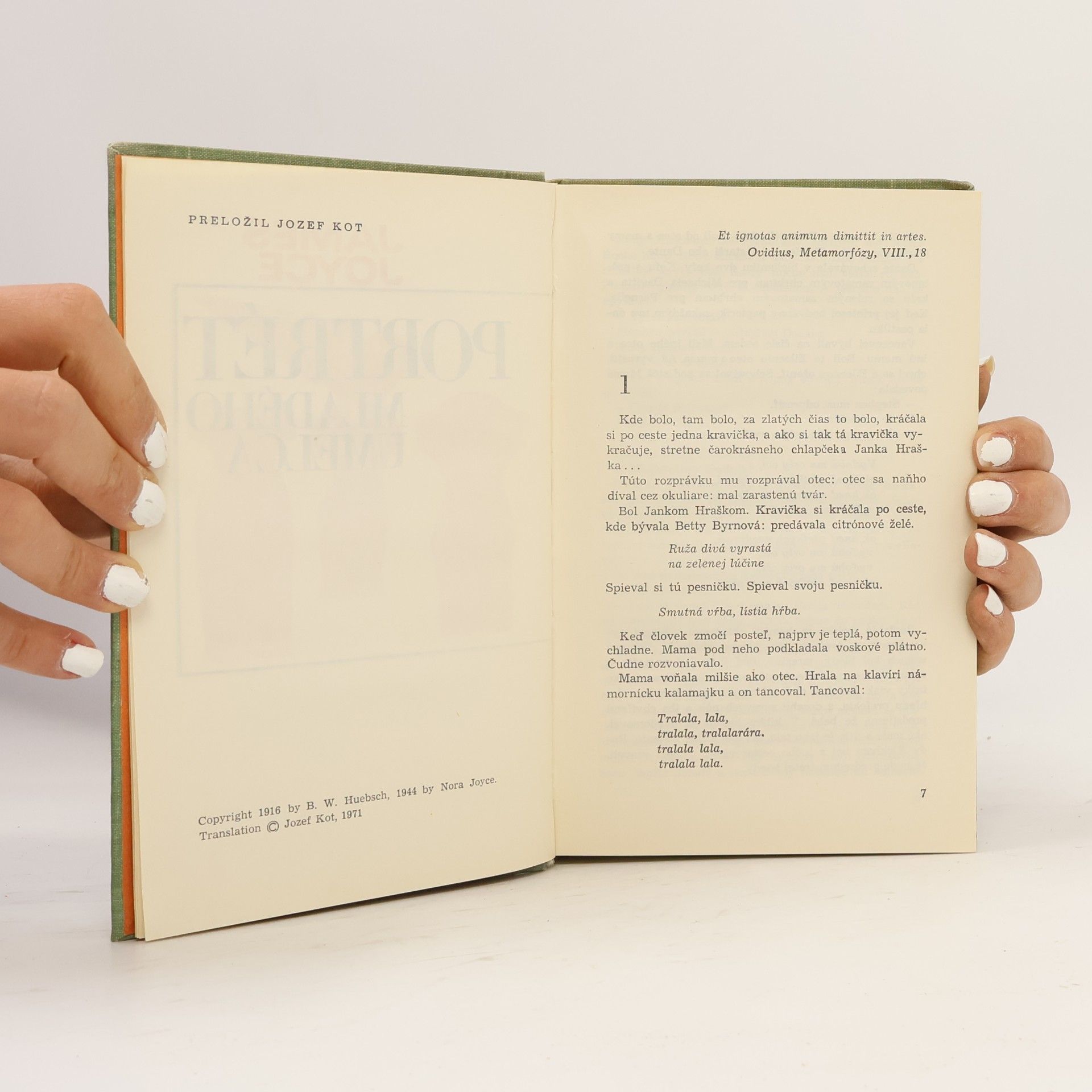 James Joyce Portrét mladého umelca