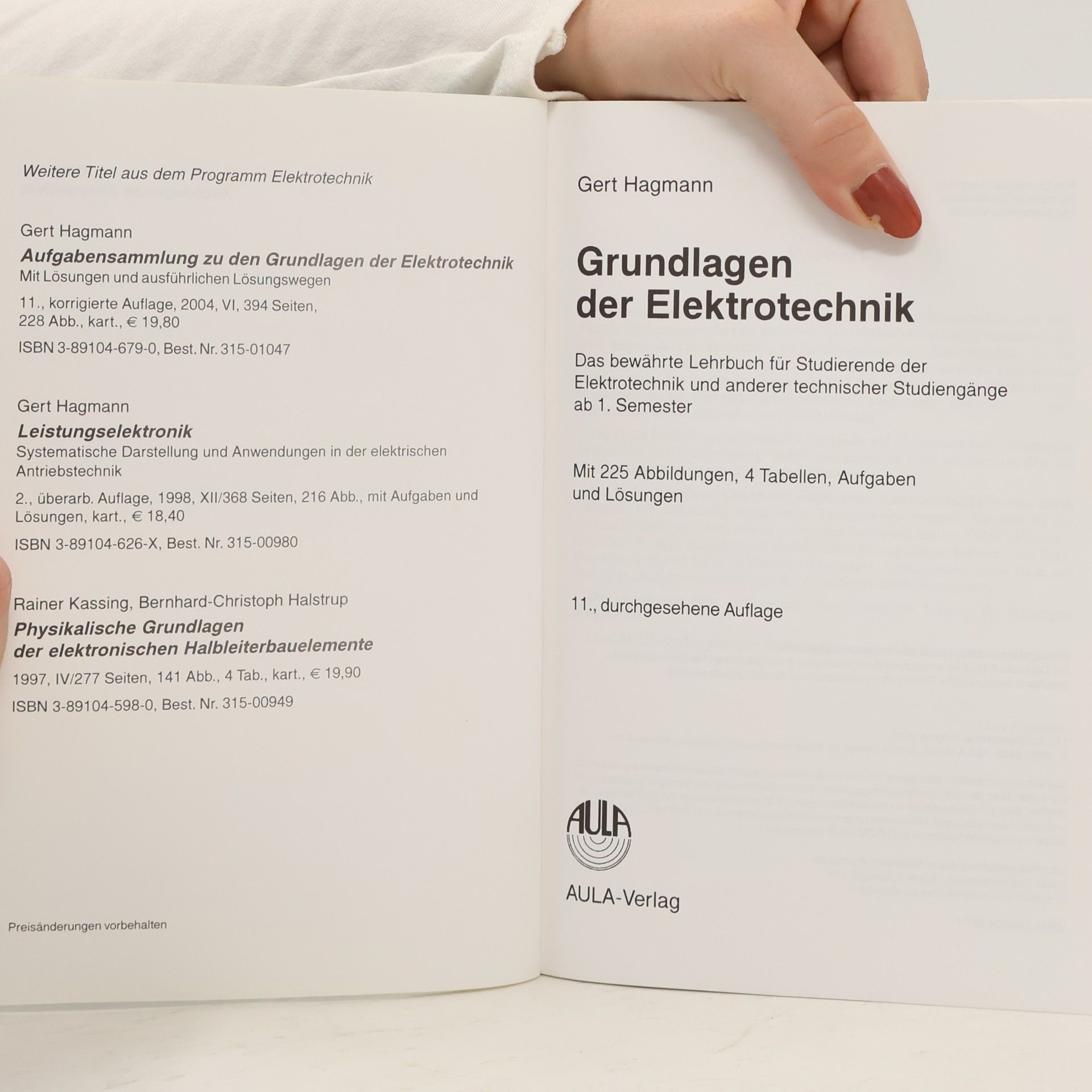 Gert Hagmann Grundlagen der Elektrotechnik