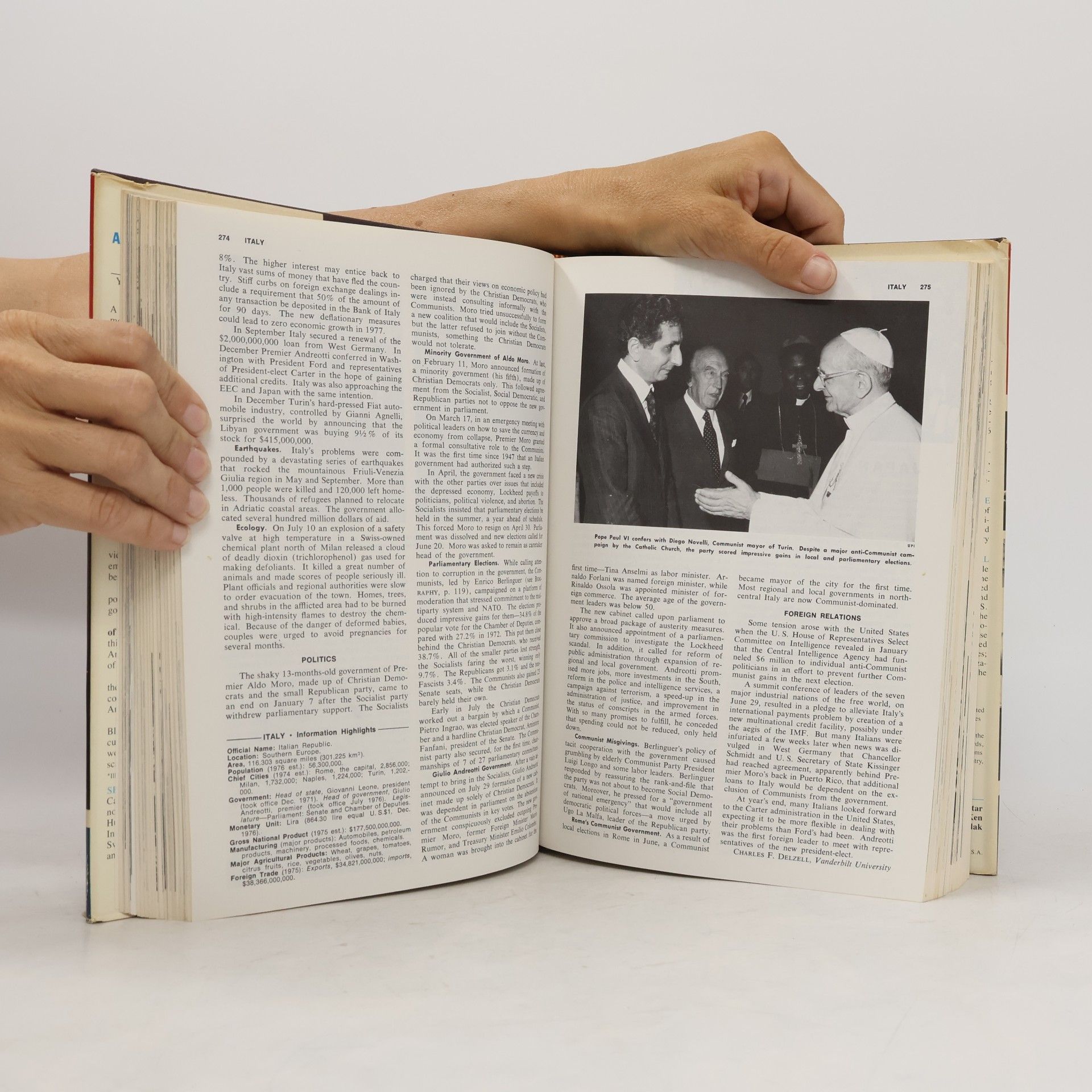 Edward Humphrey Encyclopedia Americana Yearbook: The Americana Annual 1977